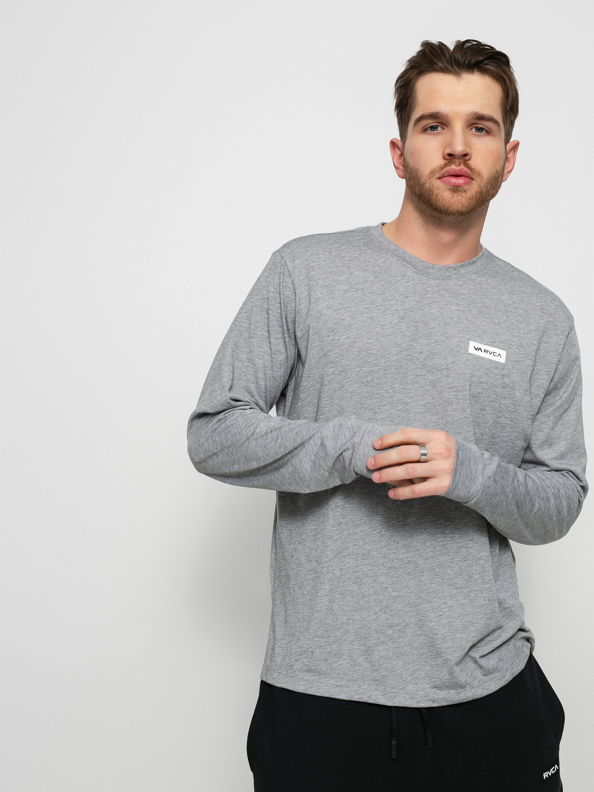 Triko RVCA Icon (heather grey)