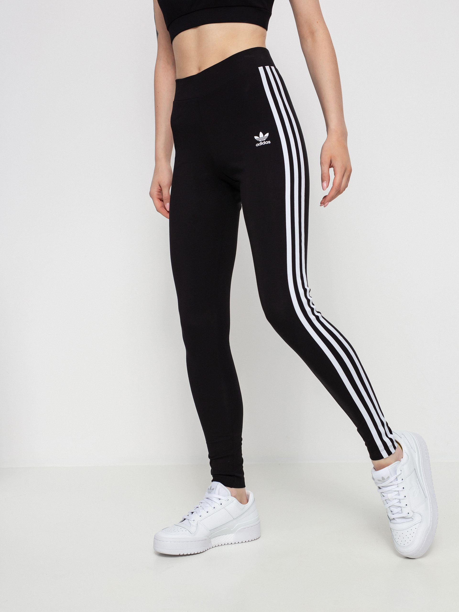 Leginy adidas Originals 3 Stripes Wmn (black)