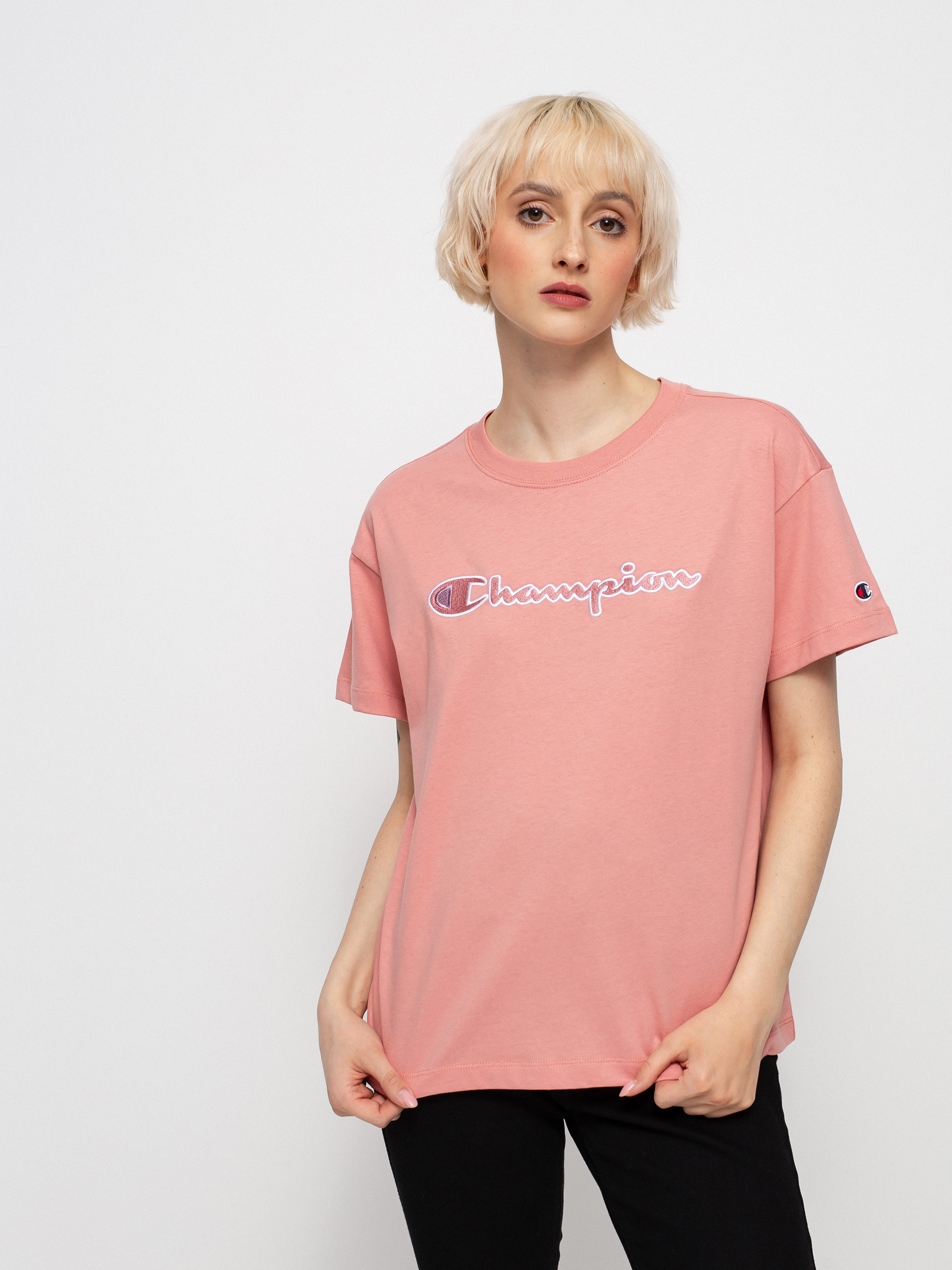 Tričko Champion Crewneck T-Shirt 115351 Wmn (rtt)