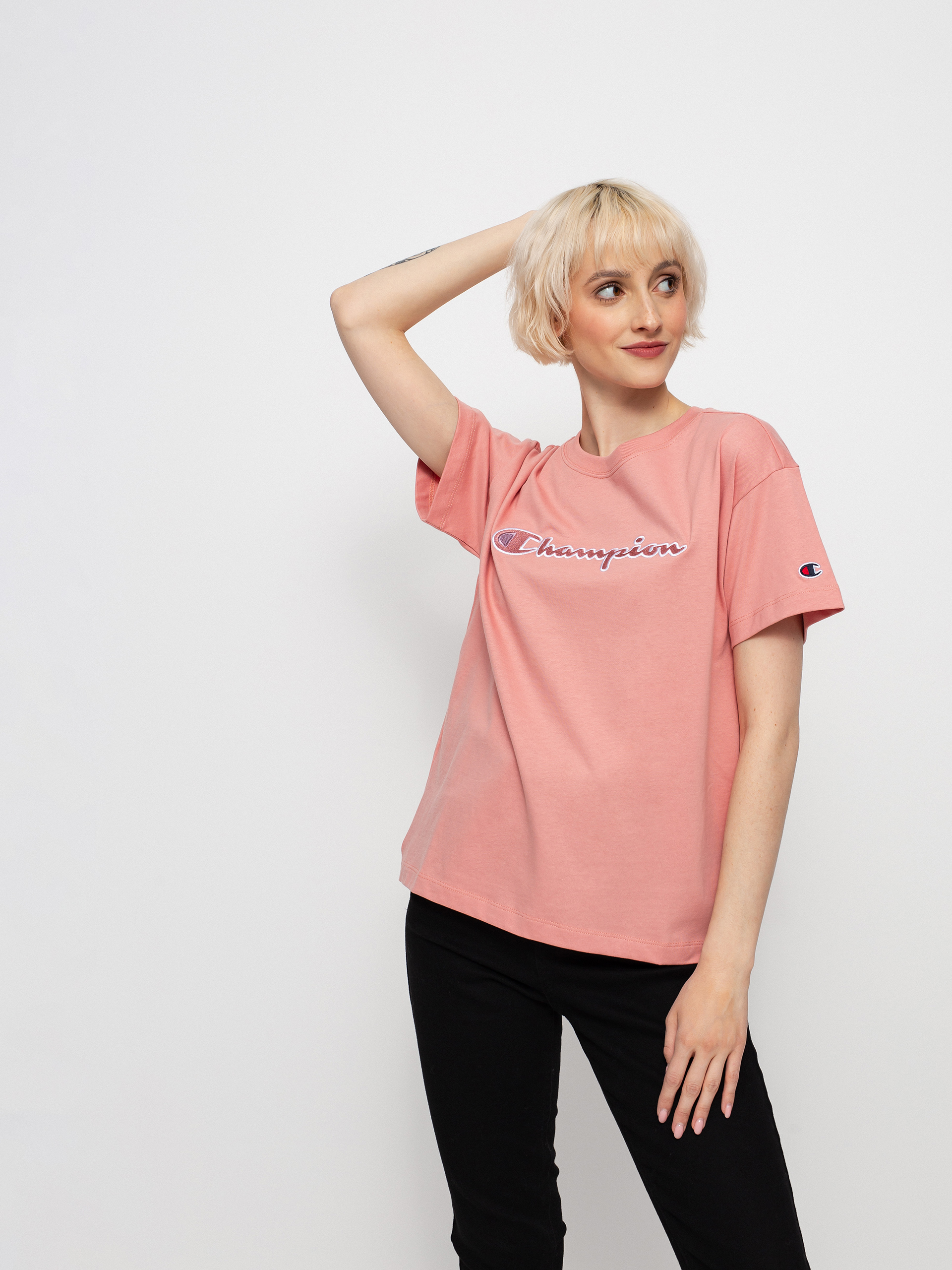 Tričko Champion Crewneck T-Shirt 115351 Wmn (rtt)