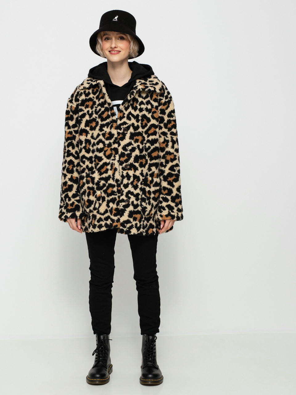 Bunda Brixton Bern Coat Wmn (leopard)