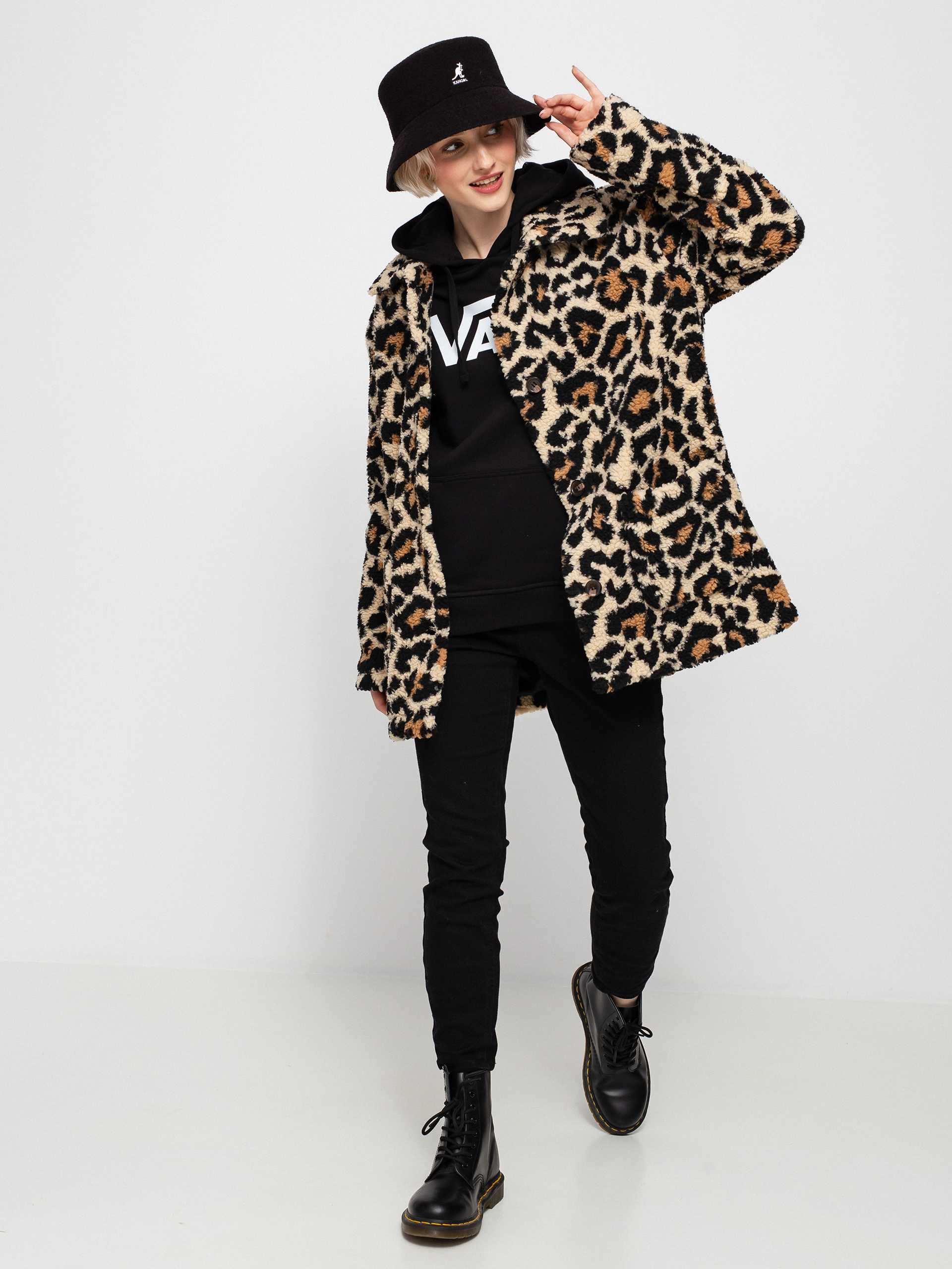Bunda Brixton Bern Coat Wmn (leopard)