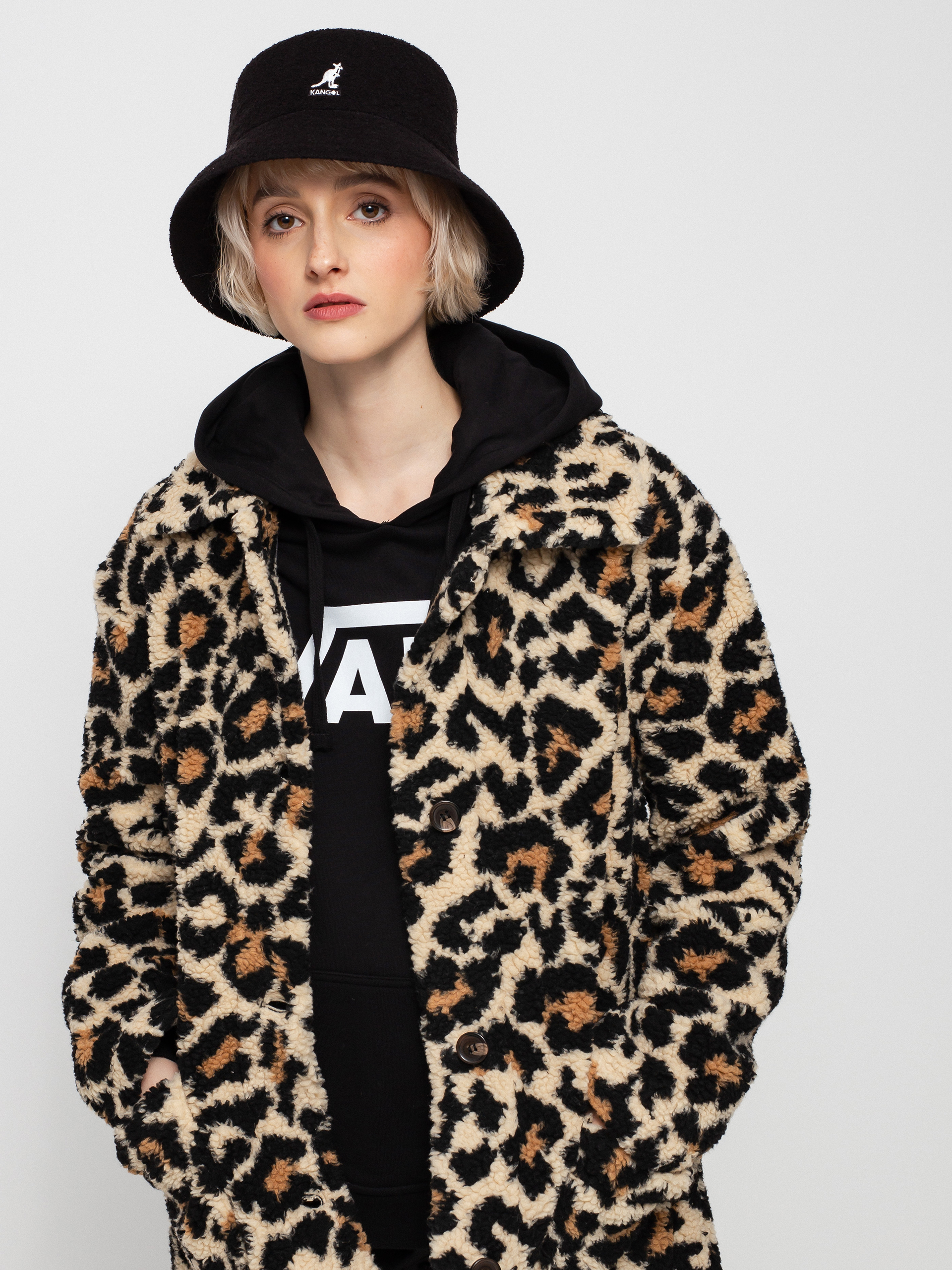 Bunda Brixton Bern Coat Wmn (leopard)