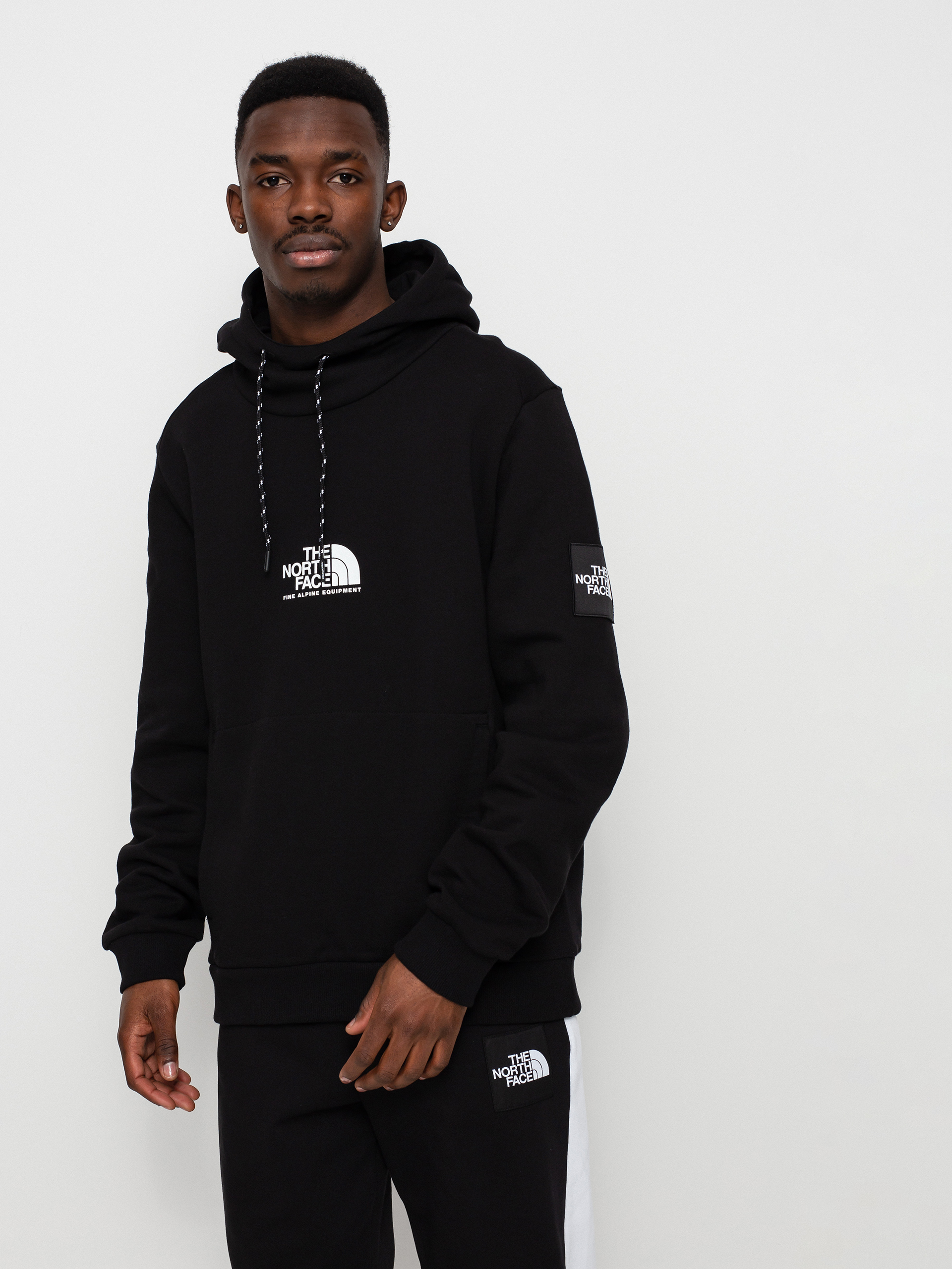 Mikina s kapucí The North Face Fine Alpine HD (tnf black)