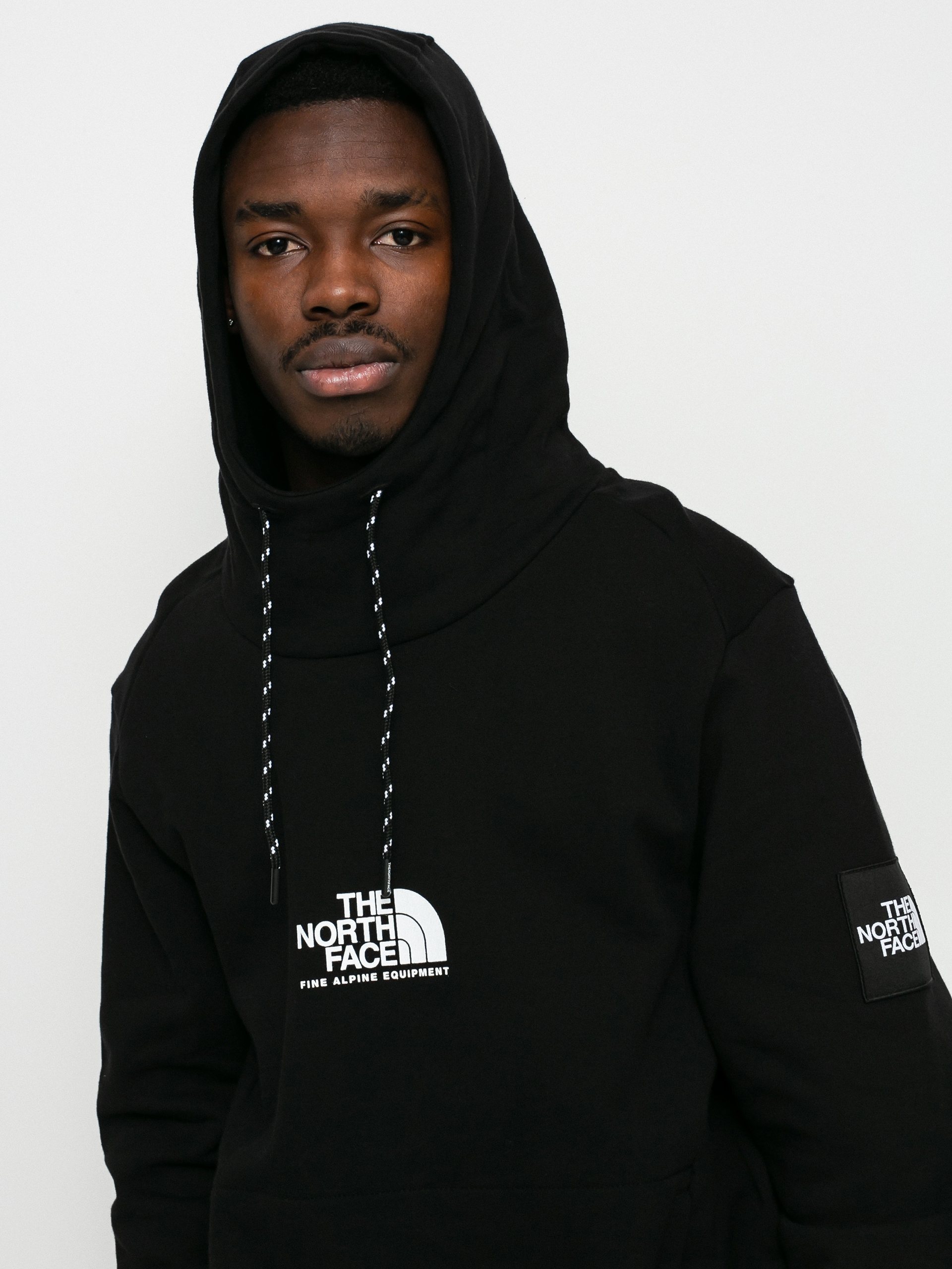 Mikina s kapucí The North Face Fine Alpine HD (tnf black)