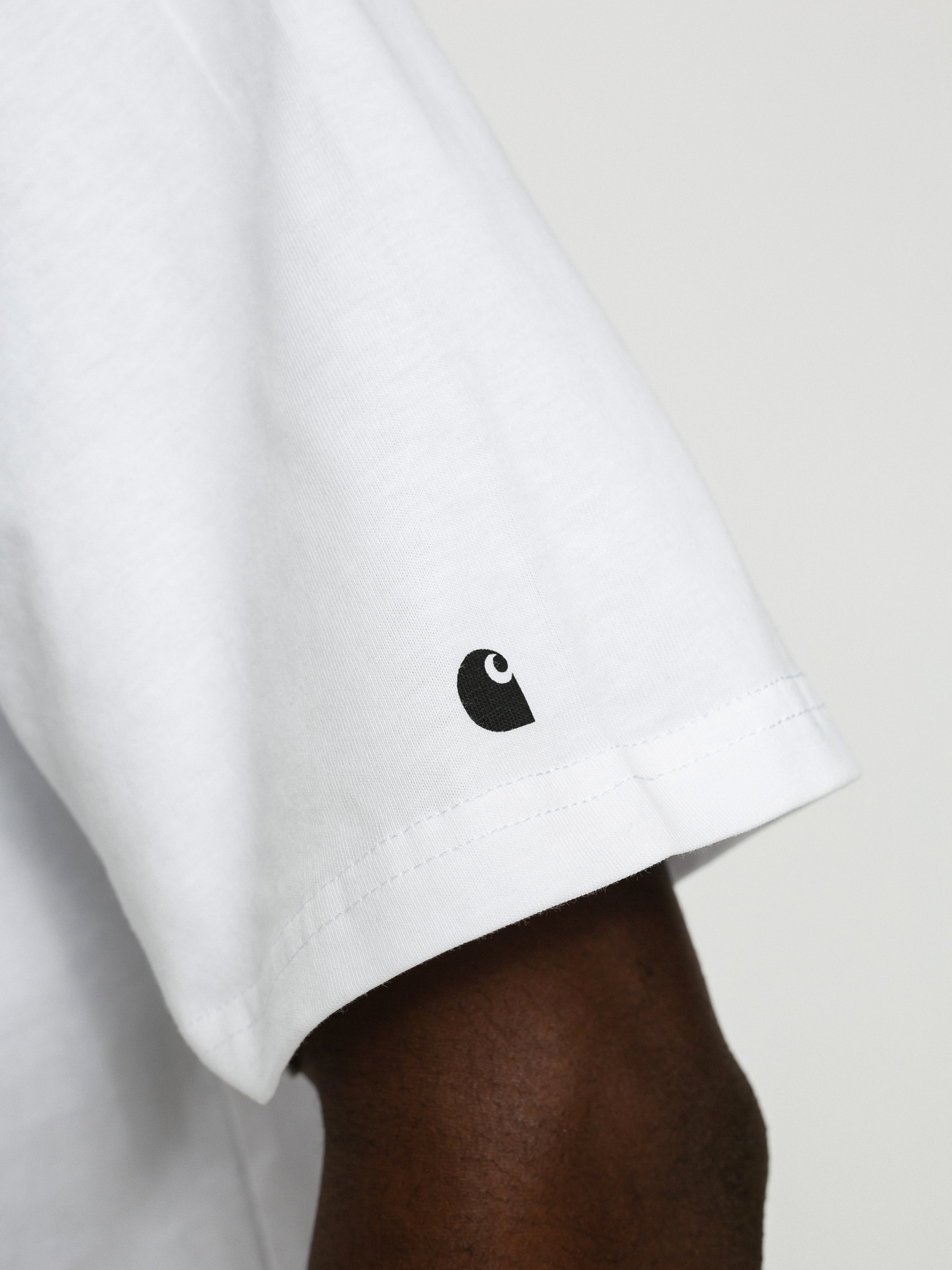 Tričko Carhartt WIP Base (white/black)