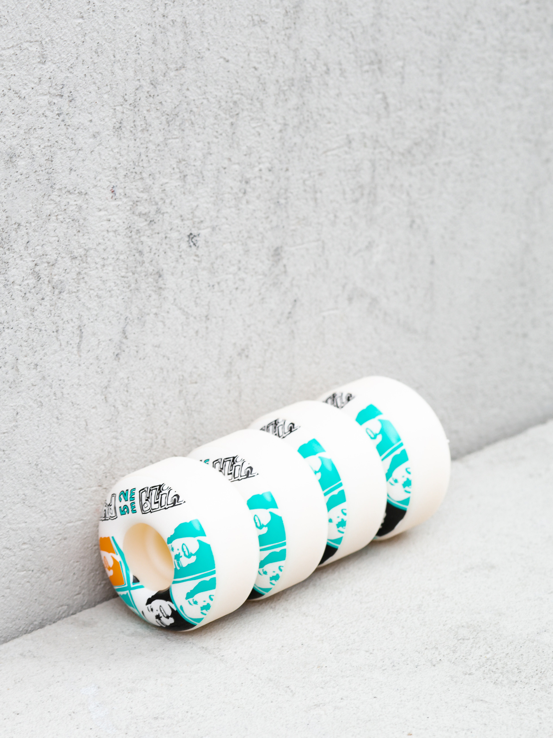 Kolečka Blind Psychedelic Multi Girl (white/mint)