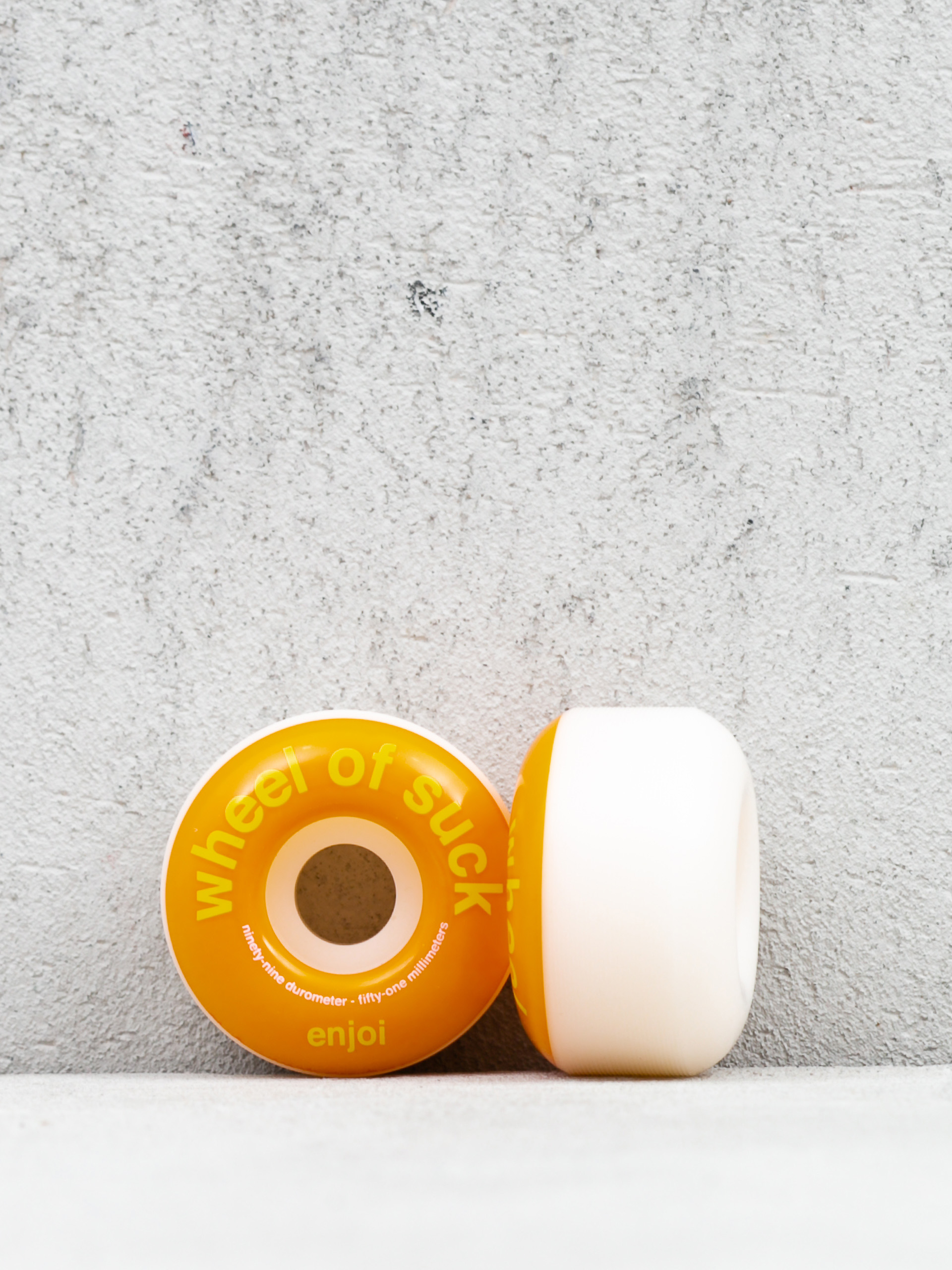 Kolečka Enjoi Wheel Of Suck (white/orange)