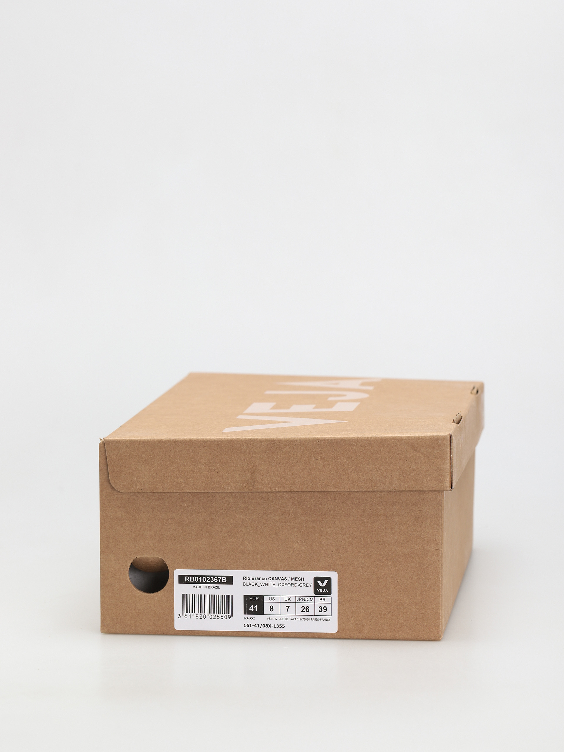 Boty Veja Rio Branco (black white oxford grey)