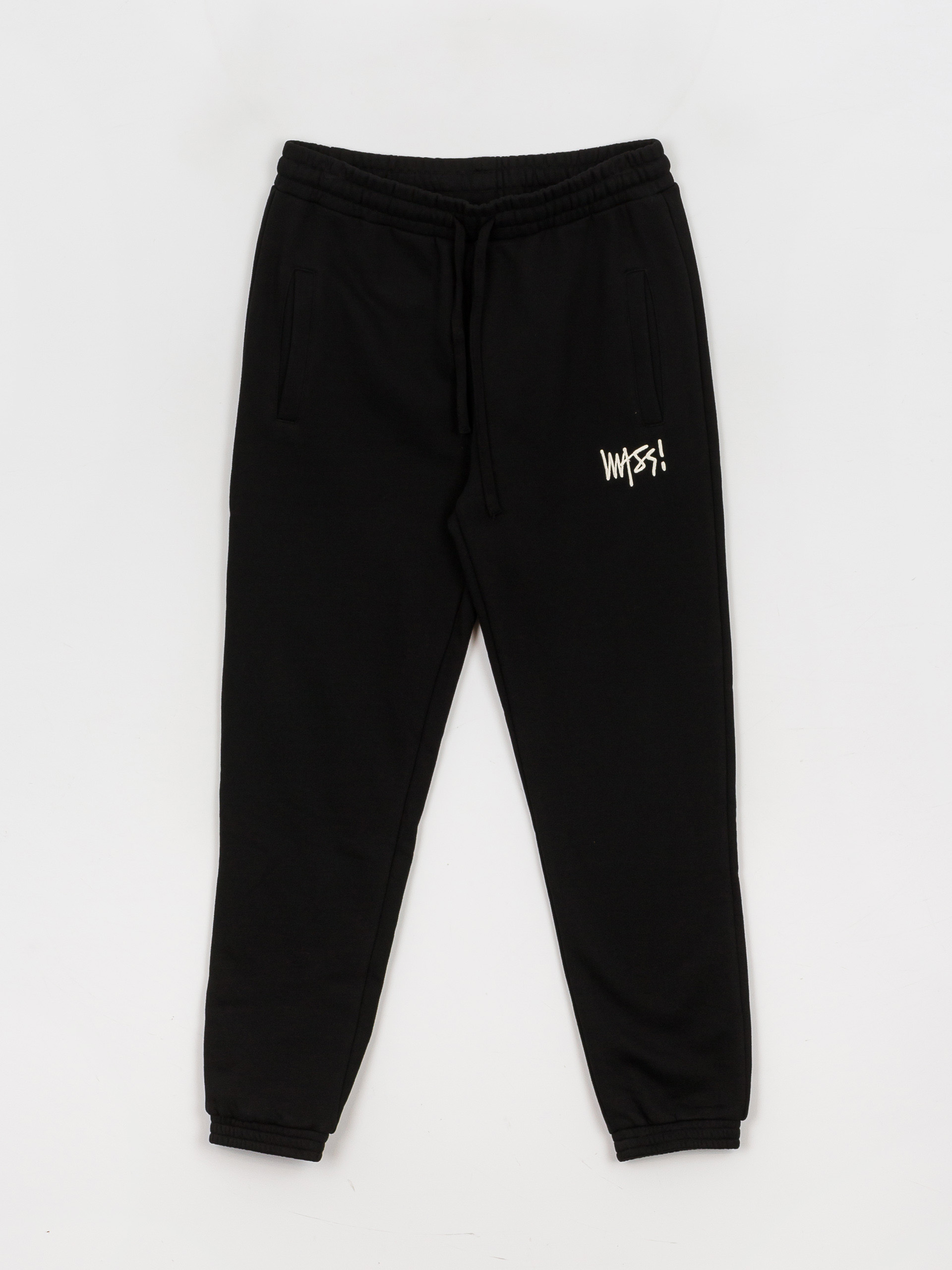 Kalhoty MassDnm Rock Straight Fit (black washed)