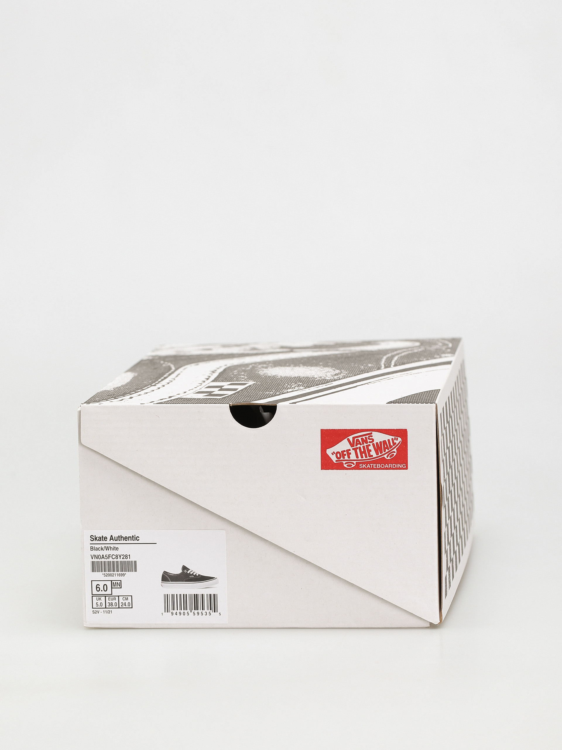 Boty Vans Skate Authentic (black/white)