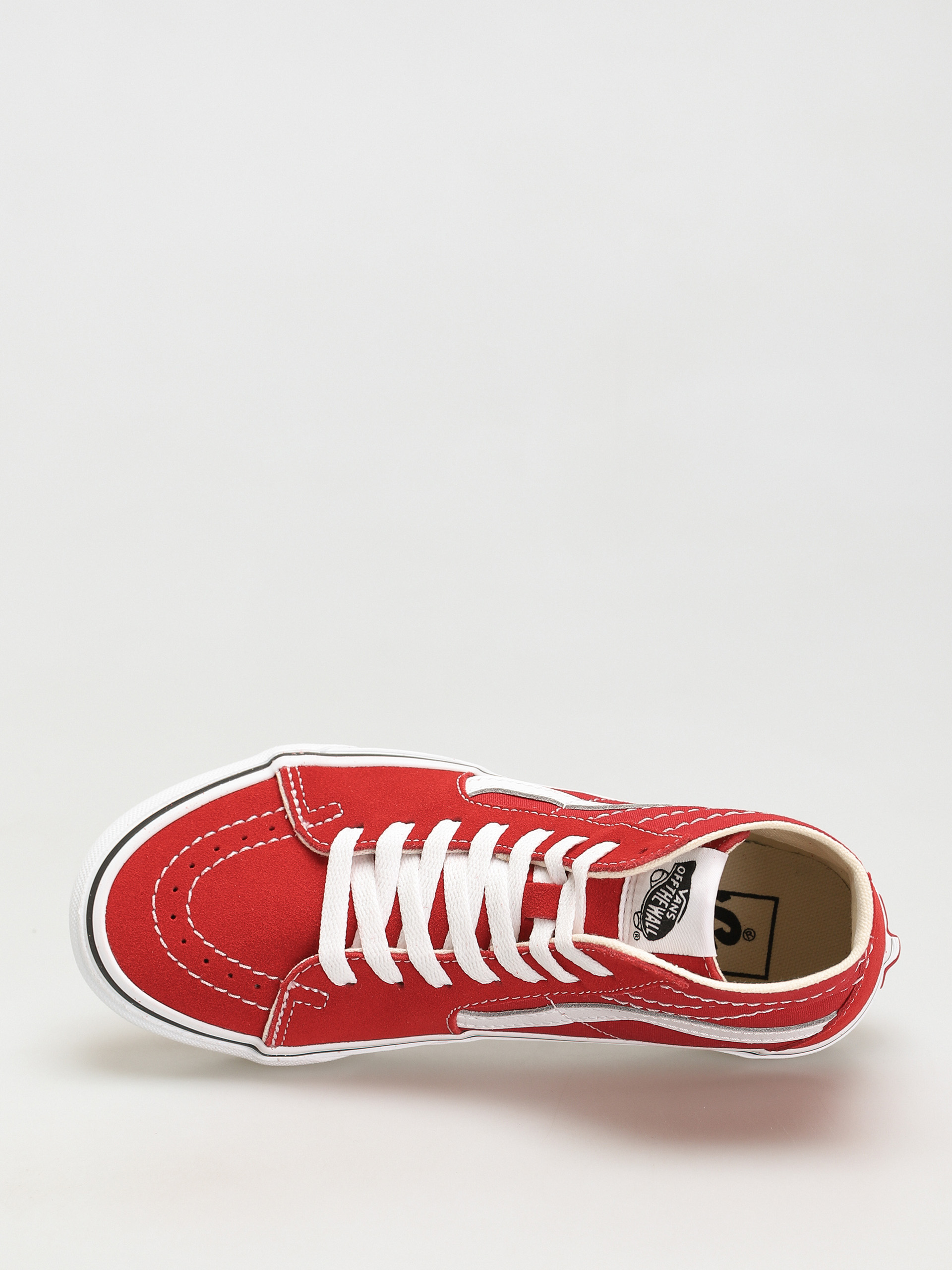 Boty Vans Sk8 Hi Tapered (racing red/true white)