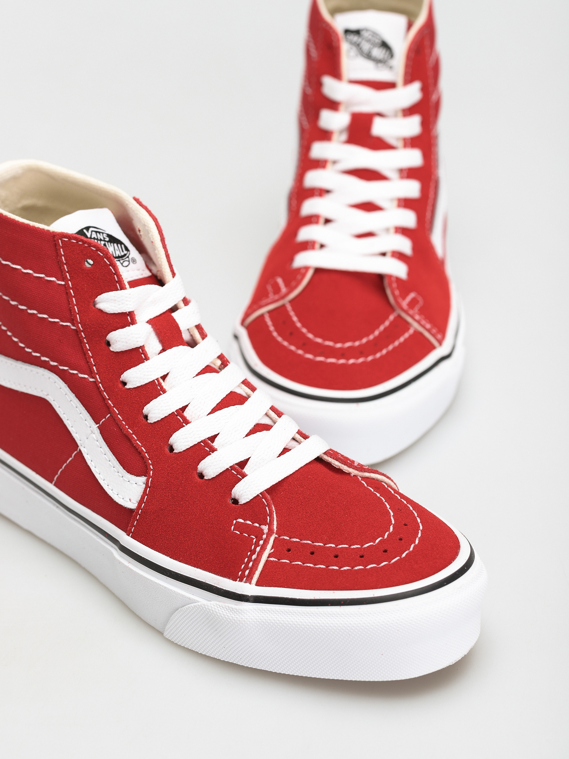 Boty Vans Sk8 Hi Tapered (racing red/true white)