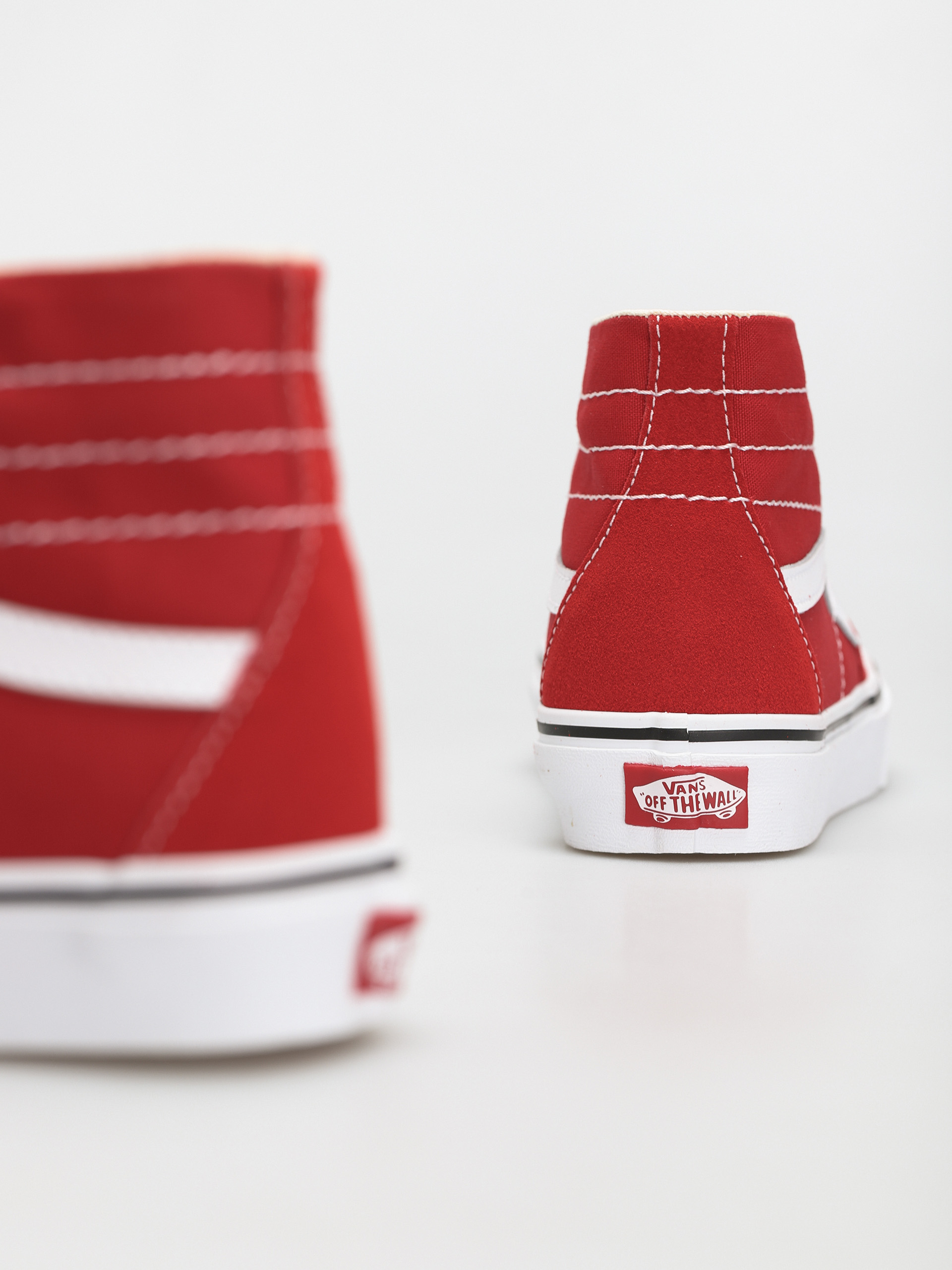 Boty Vans Sk8 Hi Tapered (racing red/true white)