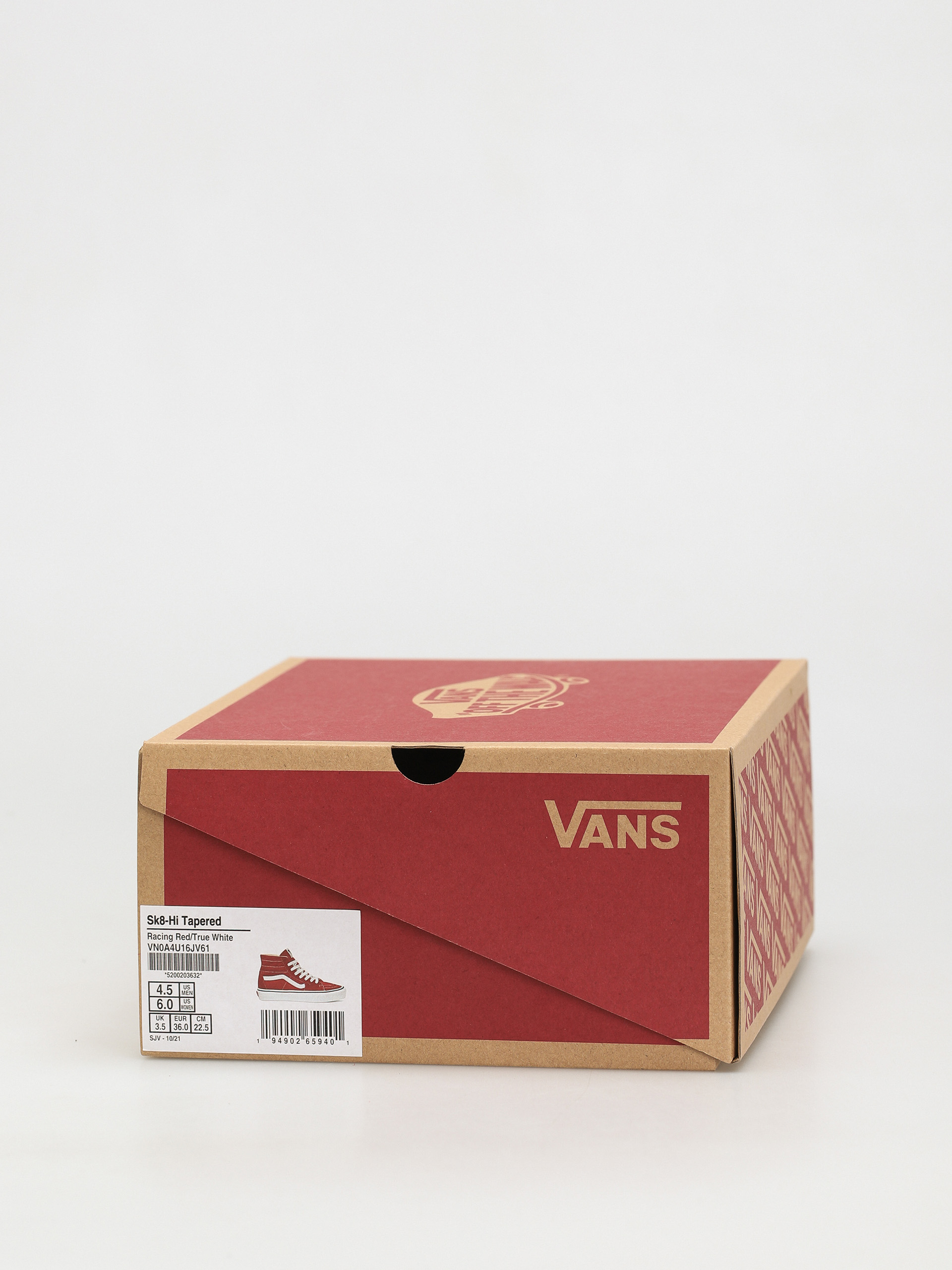 Boty Vans Sk8 Hi Tapered (racing red/true white)