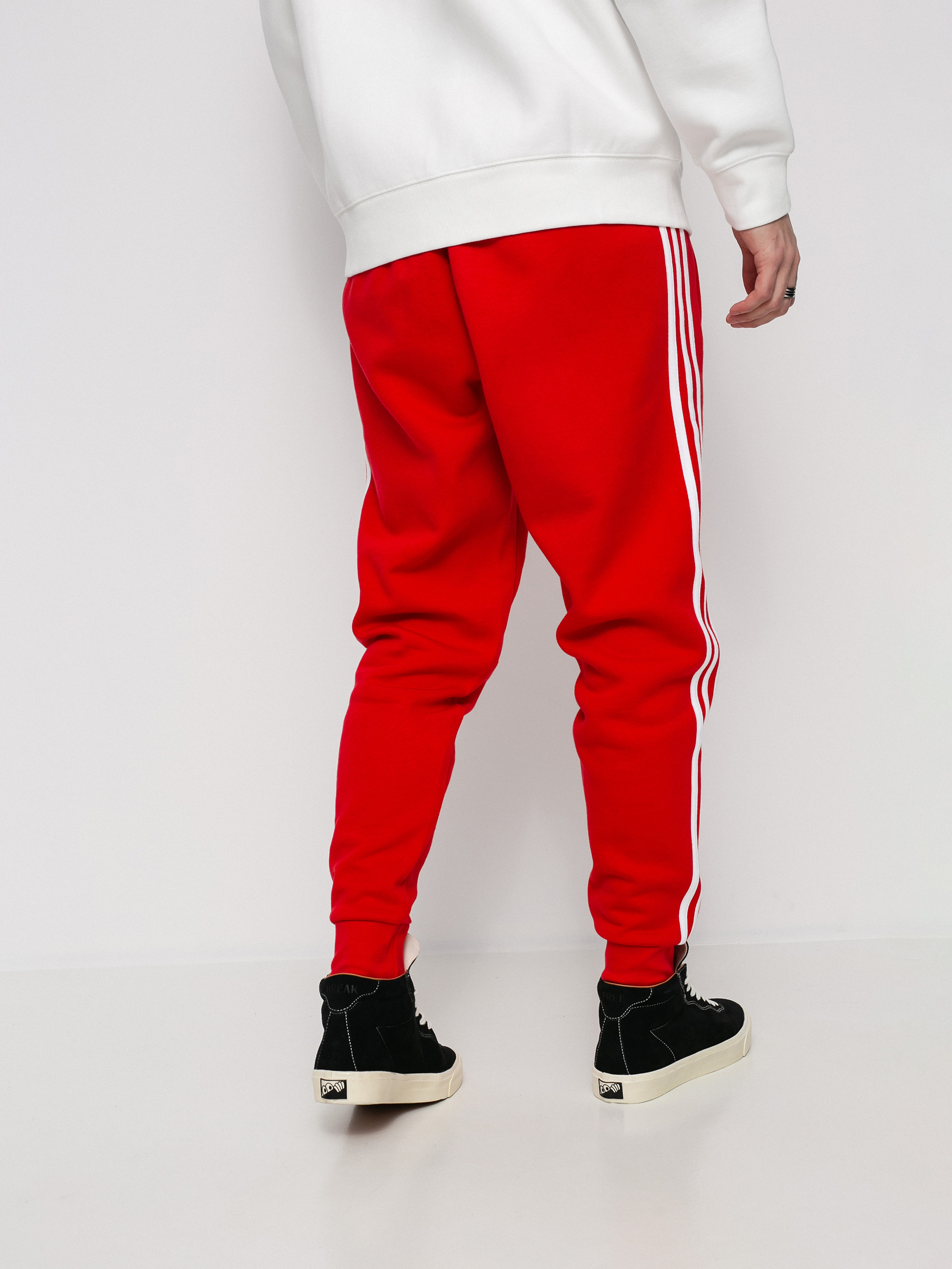 Kalhoty adidas Originals 3 Stripes (vivid red)
