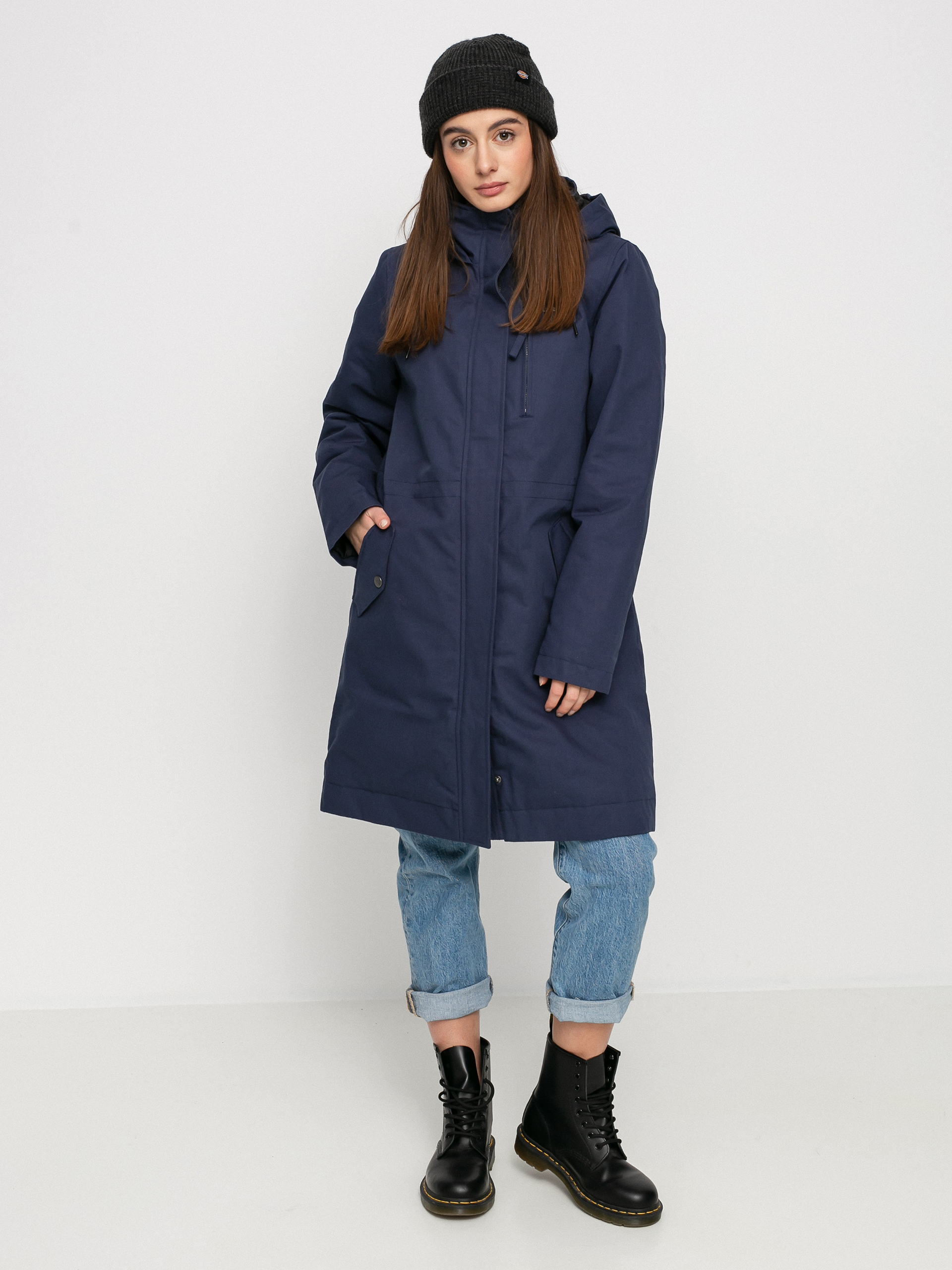 Bunda RVCA Green Valley Parka Wmn (moody blue)