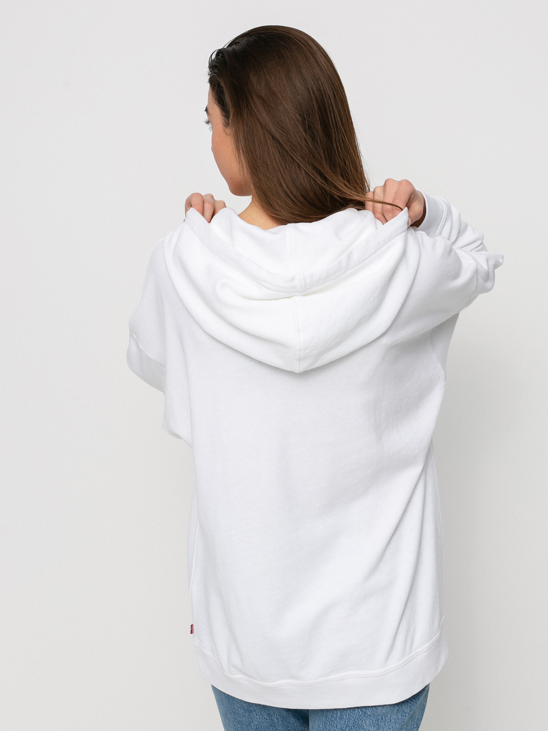 Mikina s kapucí Levi's® Graphic Rider HD Wmn (daisy chest hit white)