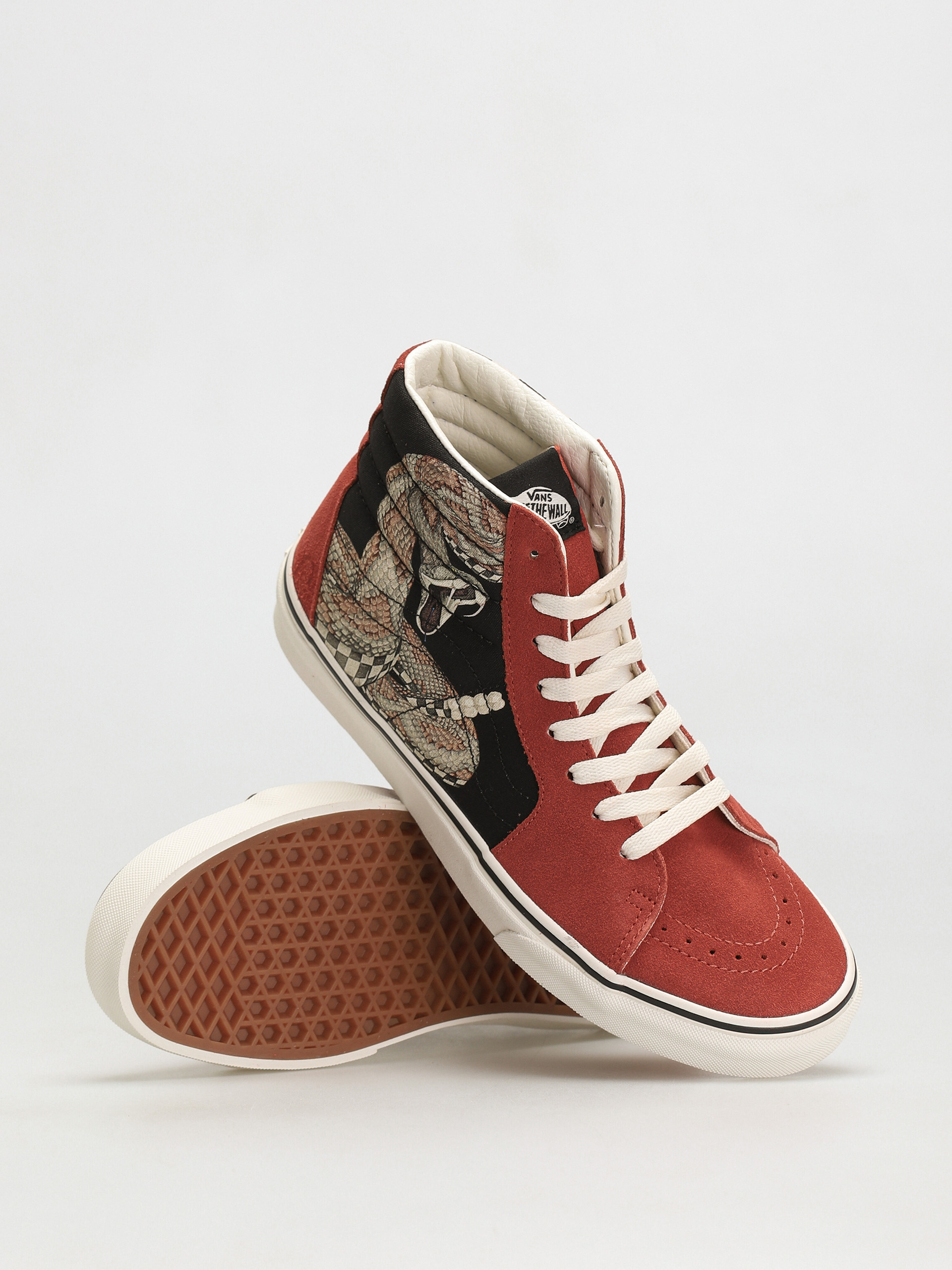 Boty Vans Sk8 Hi (desert/snake/chili oil)