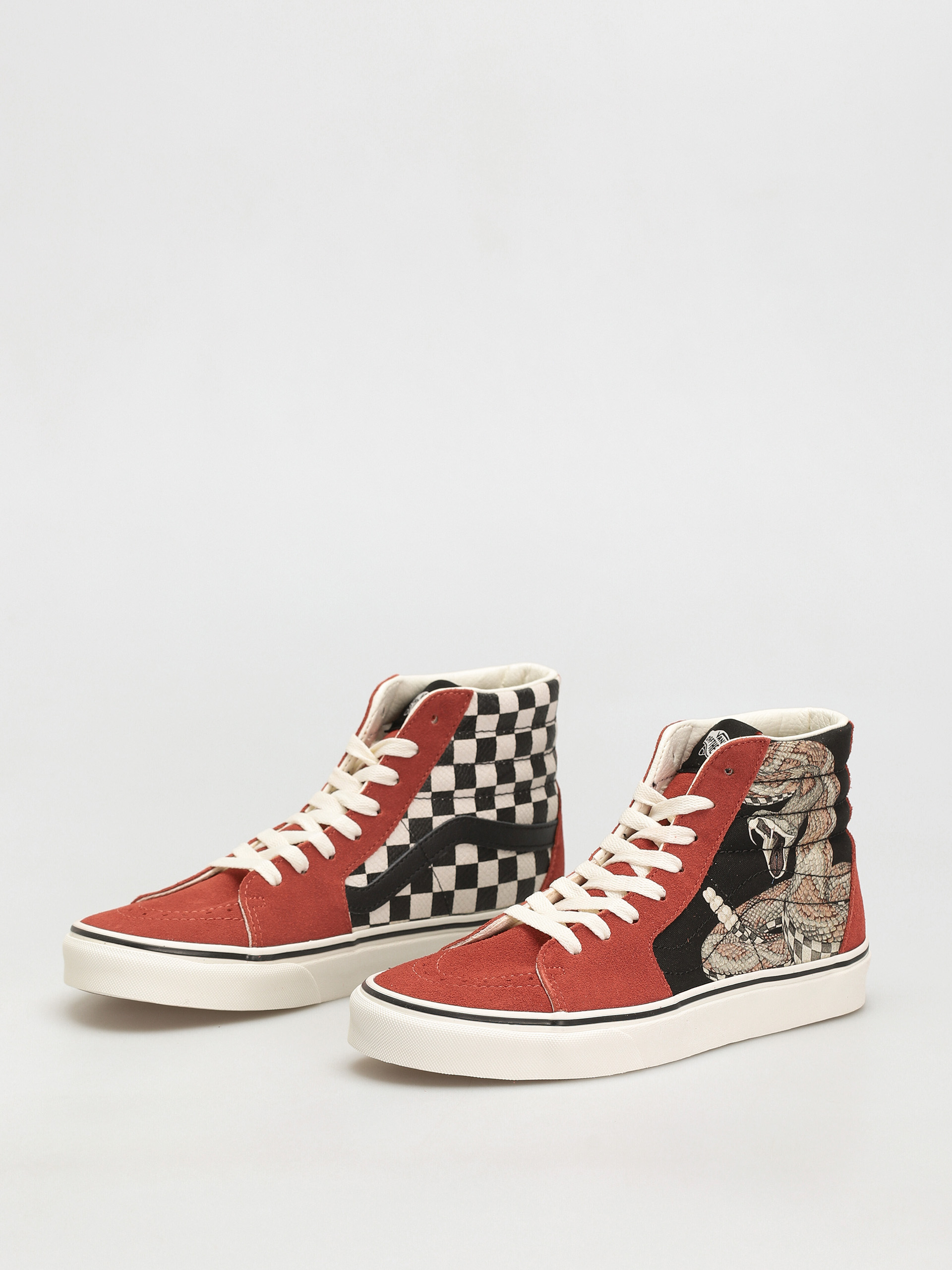 Boty Vans Sk8 Hi (desert/snake/chili oil)