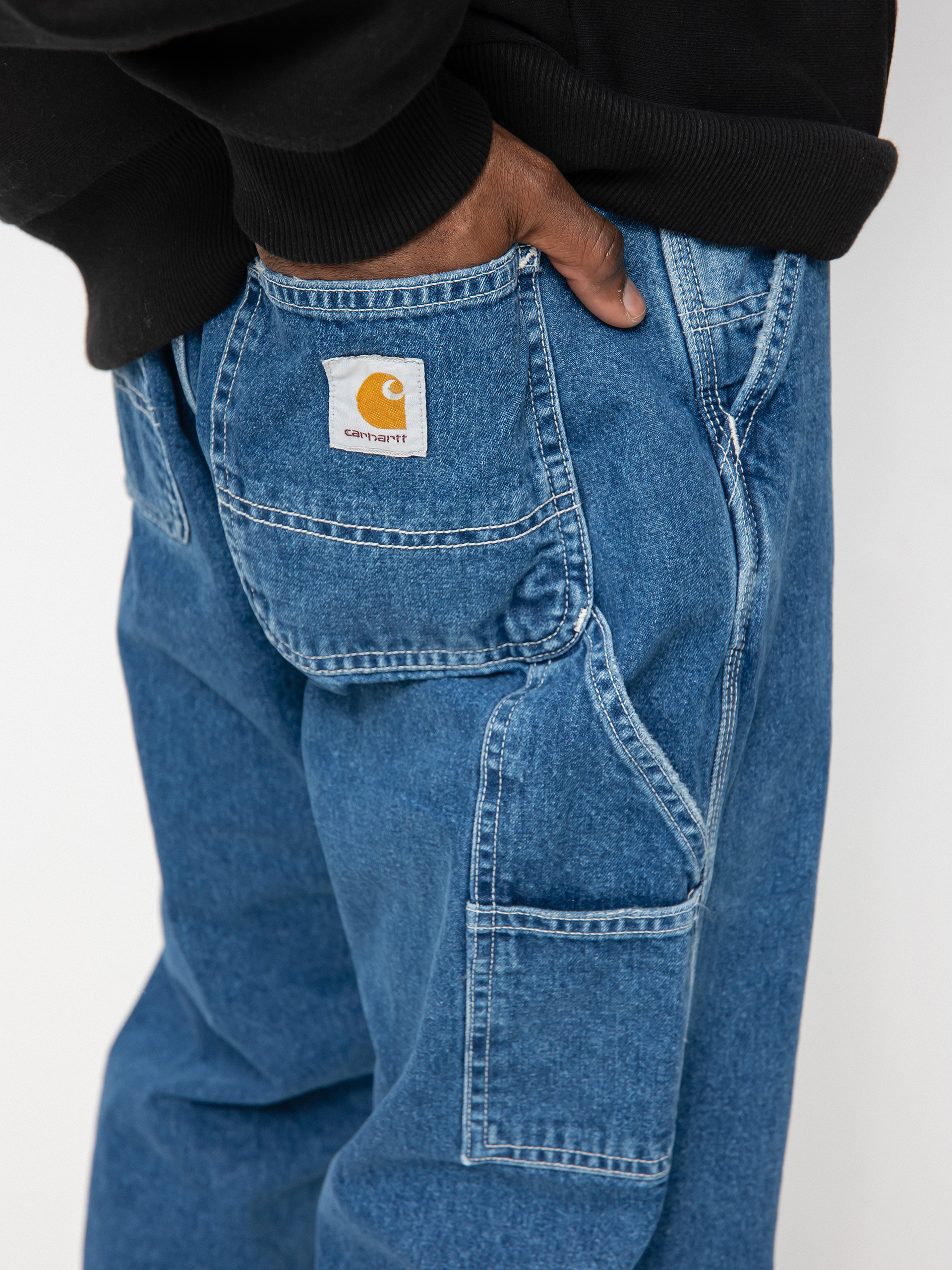 Kalhoty Carhartt WIP Ruck Single Knee (blue)