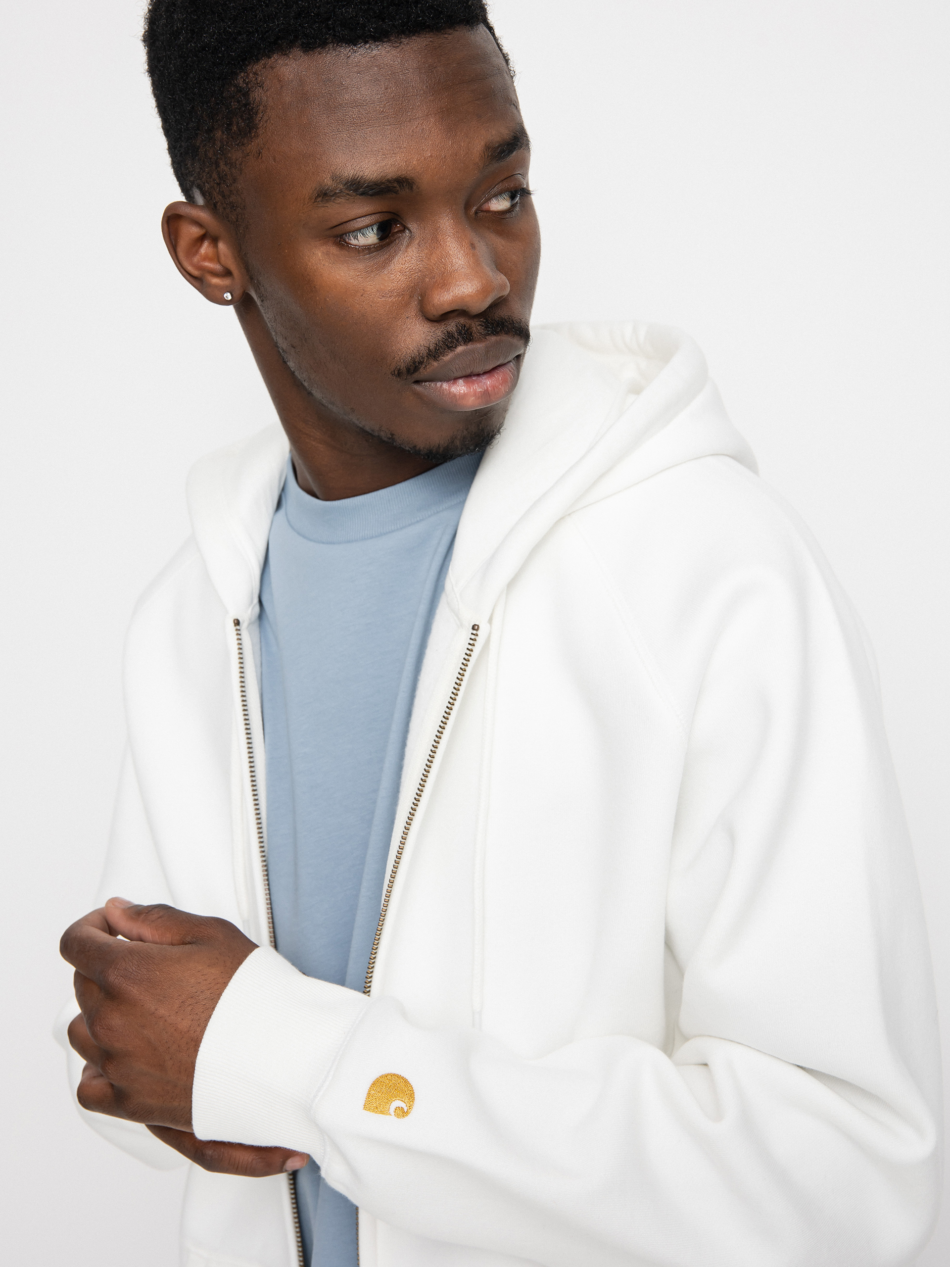 Mikina s kapucí Carhartt WIP Hooded Chase Jacket (wax/gold)