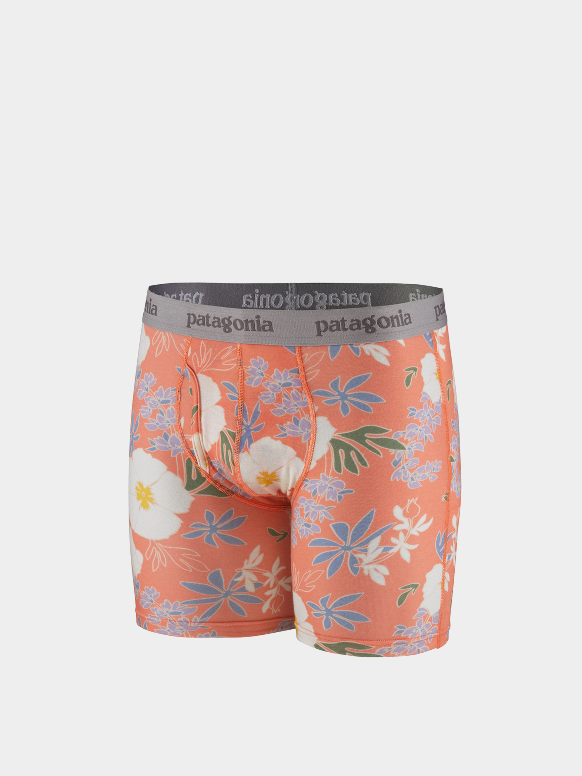 Spodní prádlo Boxerky Patagonia Essential Briefs 6 in (flower power tigerlily orange)
