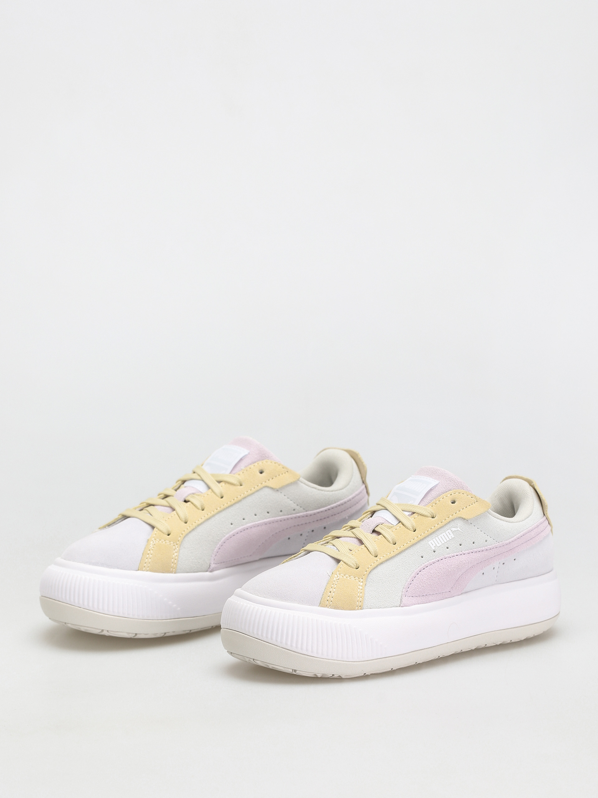 Boty Puma Suede Mayu Raw Wmn (ice flow/puma white)