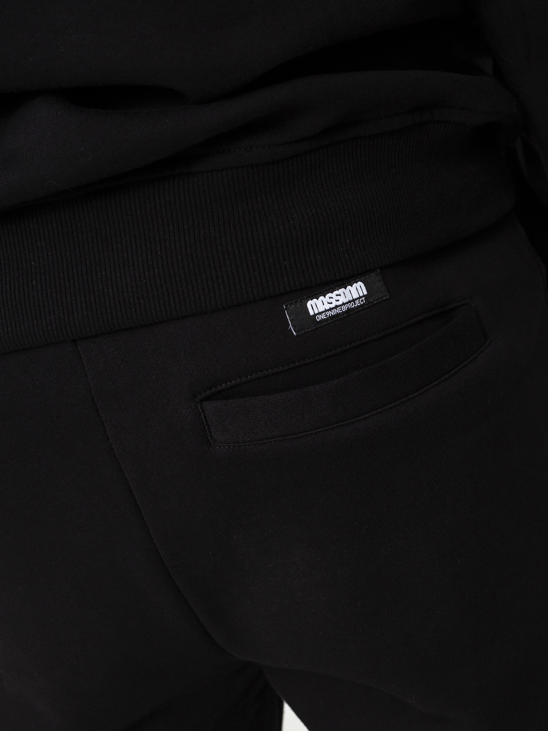 Kalhoty MassDnm Rock Straight Fit (black washed)