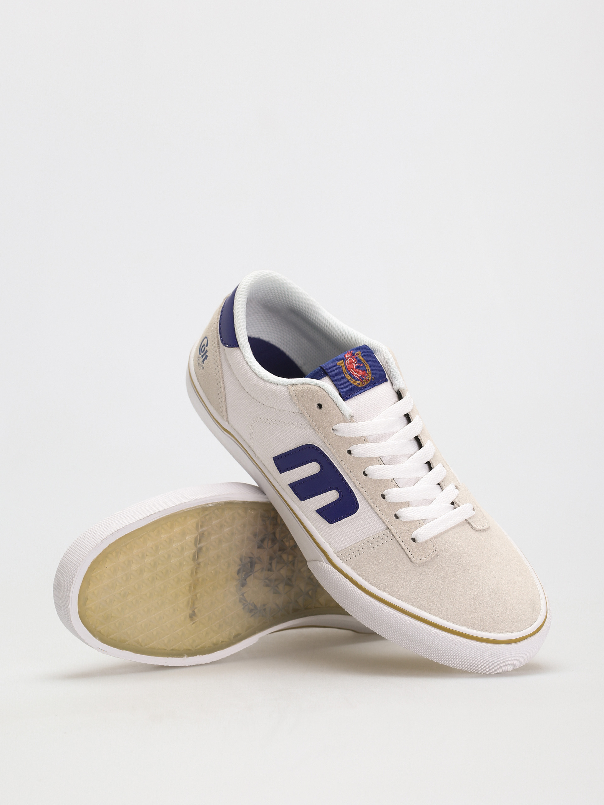Boty Etnies Calli Vulc X Colt 45 (white/navy/gold)