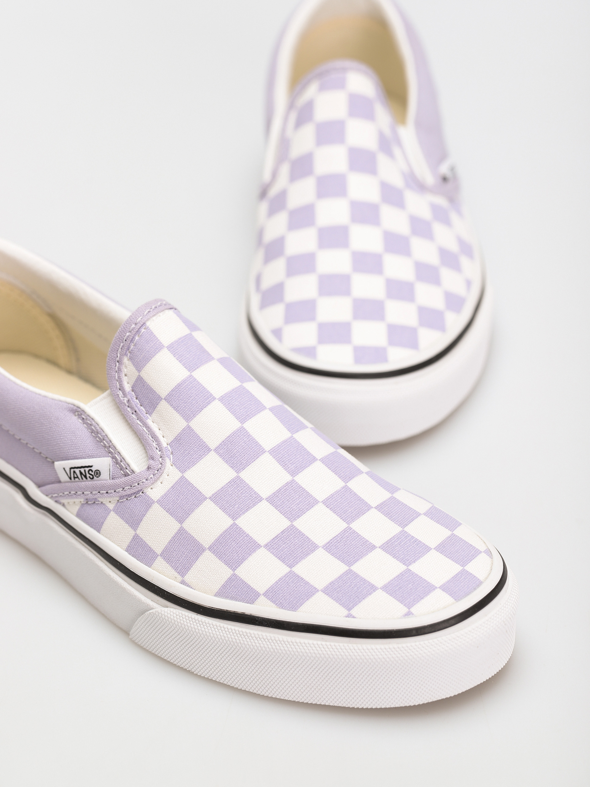 Boty Vans Classic Slip On (checkerboard/languid lavender/true white)