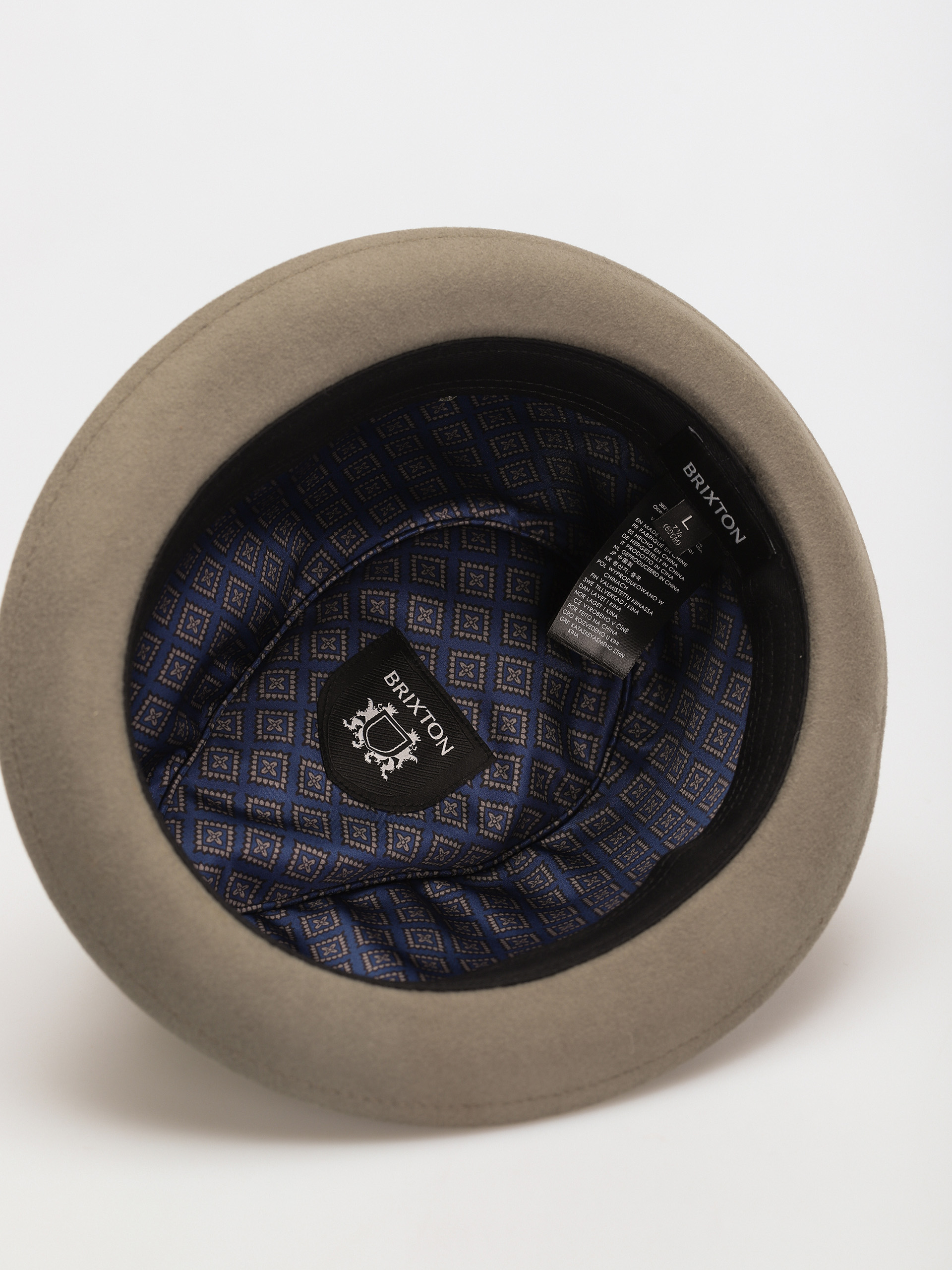 Klobouk Brixton Gain Fedora (mermaid/military olive)