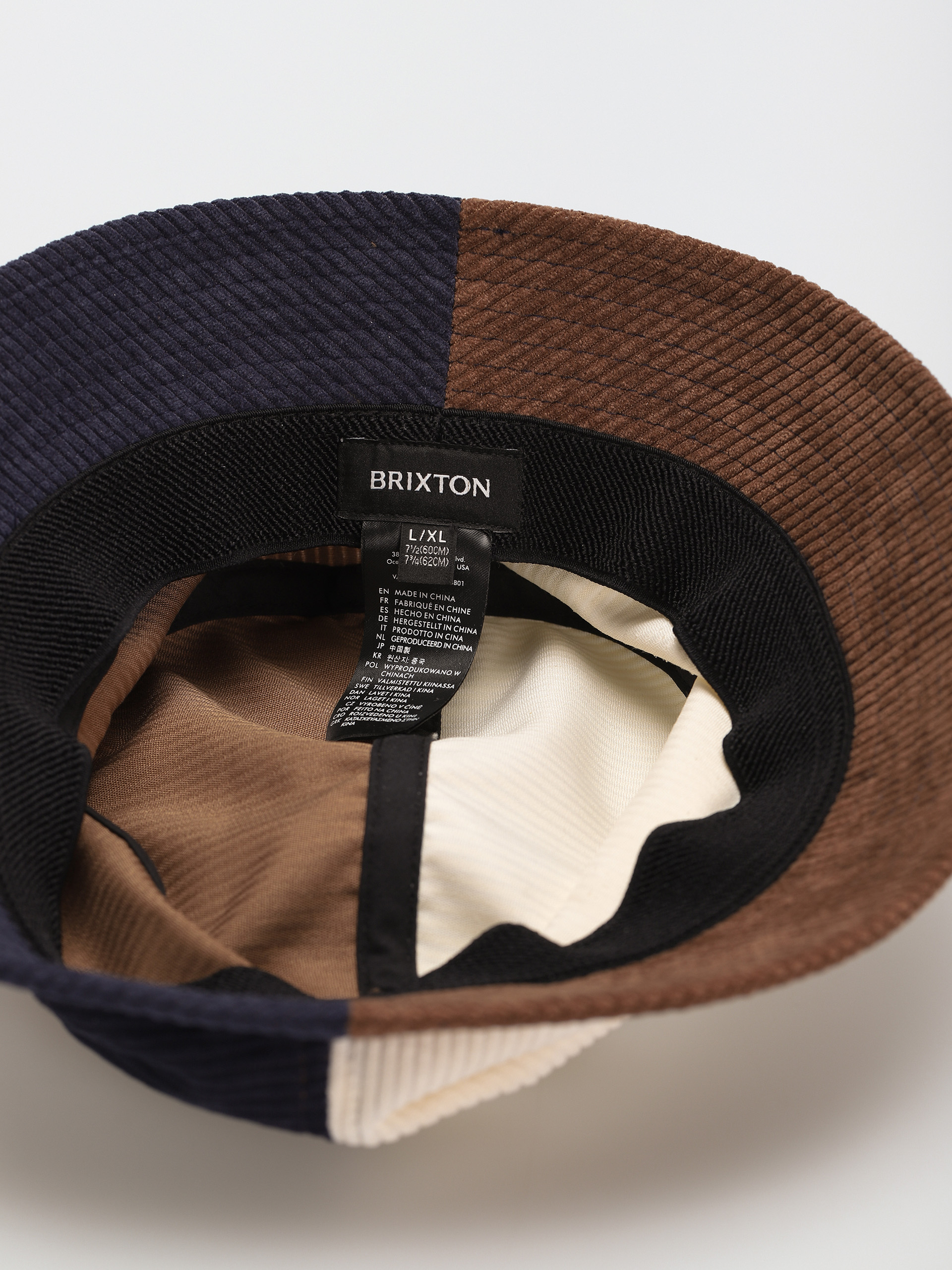 Klobouk Brixton Gramercy Packable Bucket Hat (navy/hide)