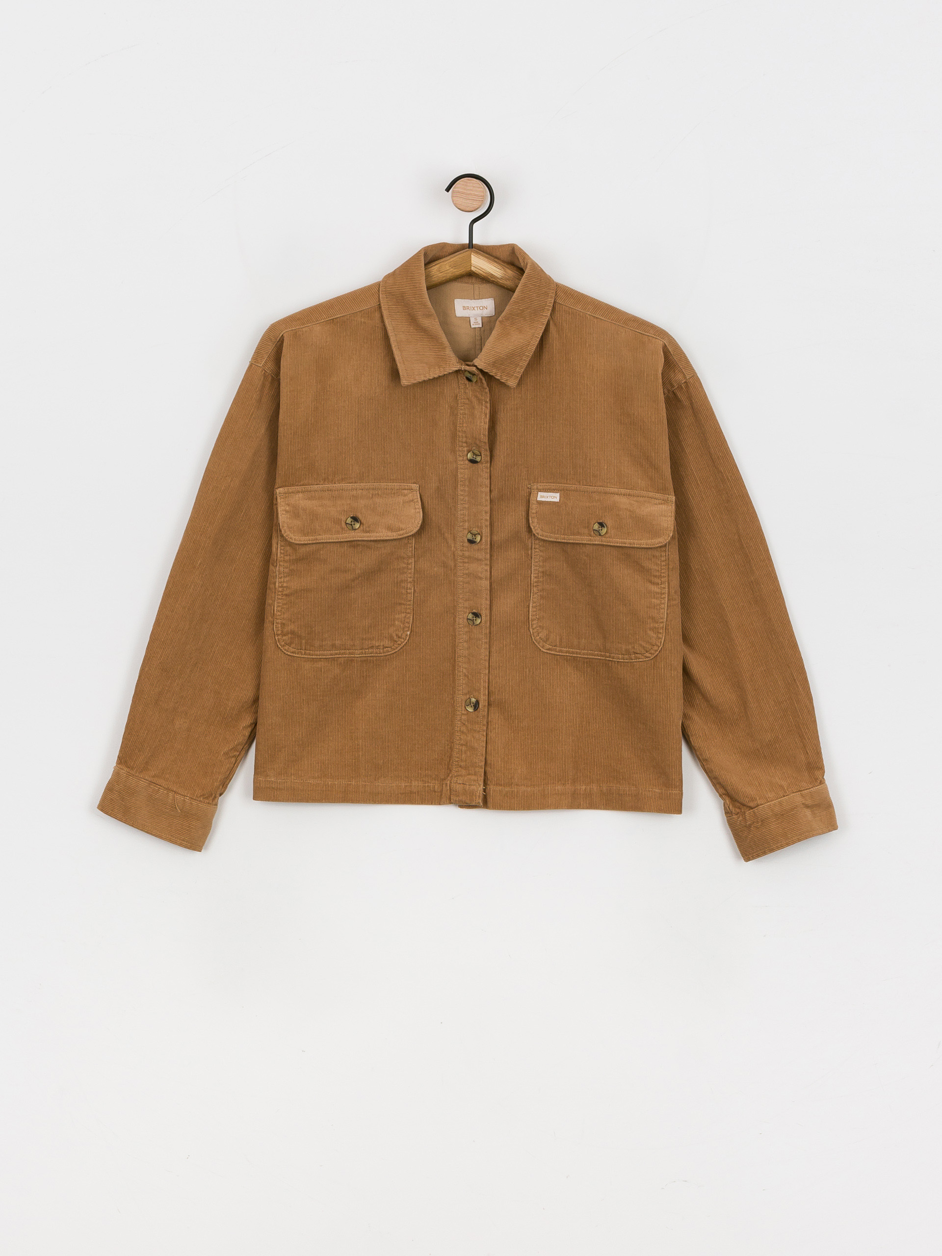 Košile Brixton Bowery Corduroy Flannel Ls Wmn (mojave)