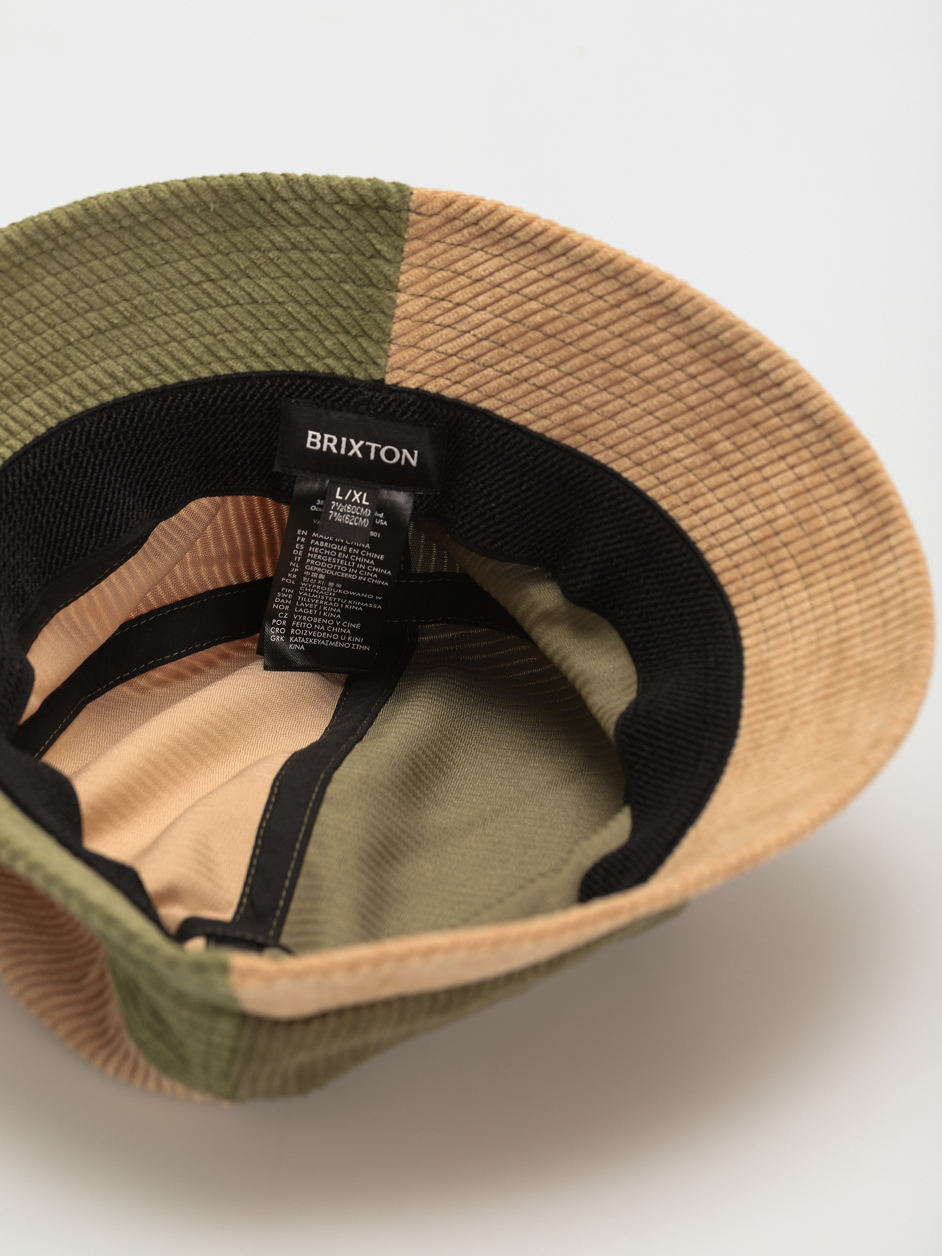 Klobouk Brixton Gramercy Packable Bucket Hat (olive/mermaid)