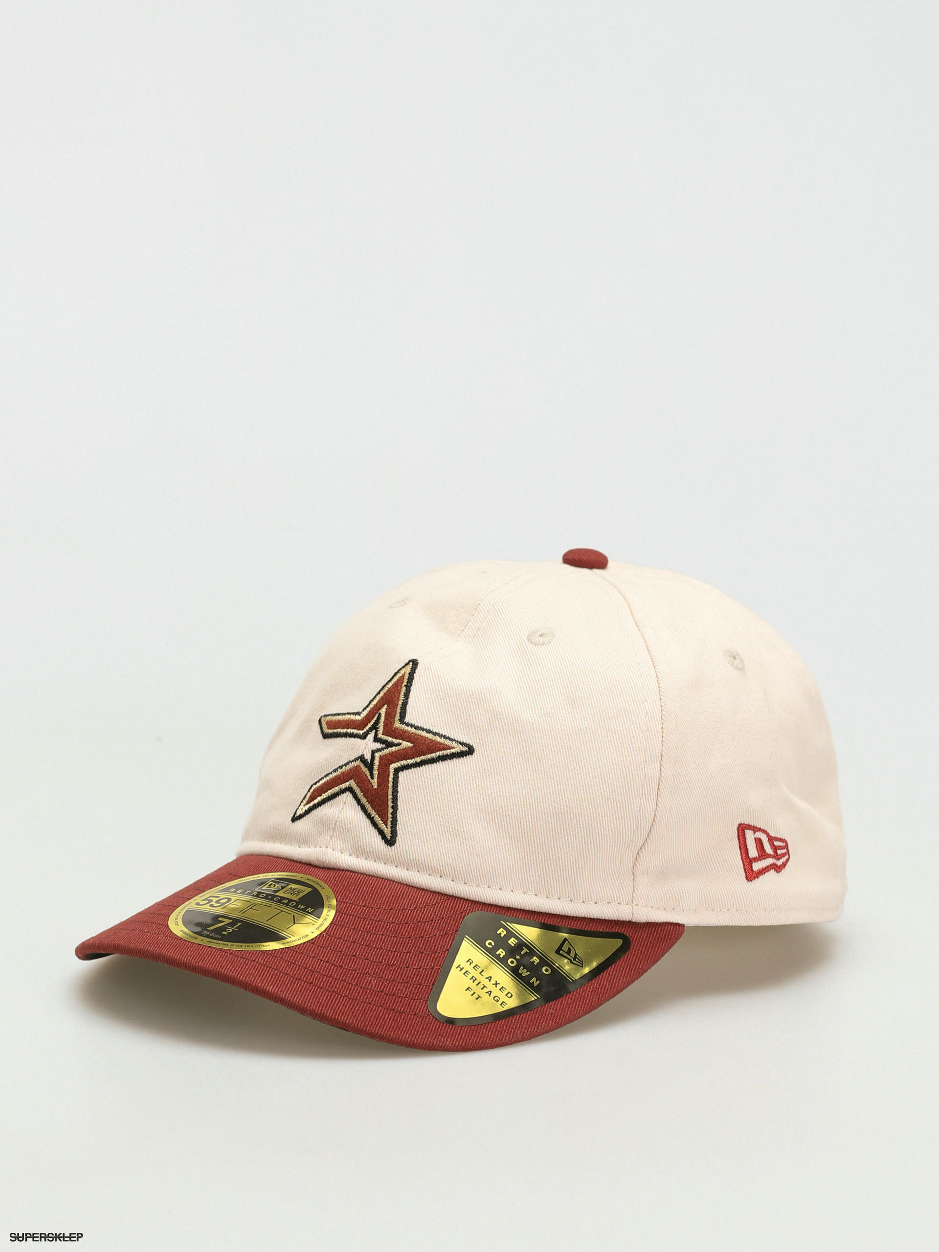 New Era Houston Astros Cooperstown 59FIFTY Unisex Cap Beige 60222508