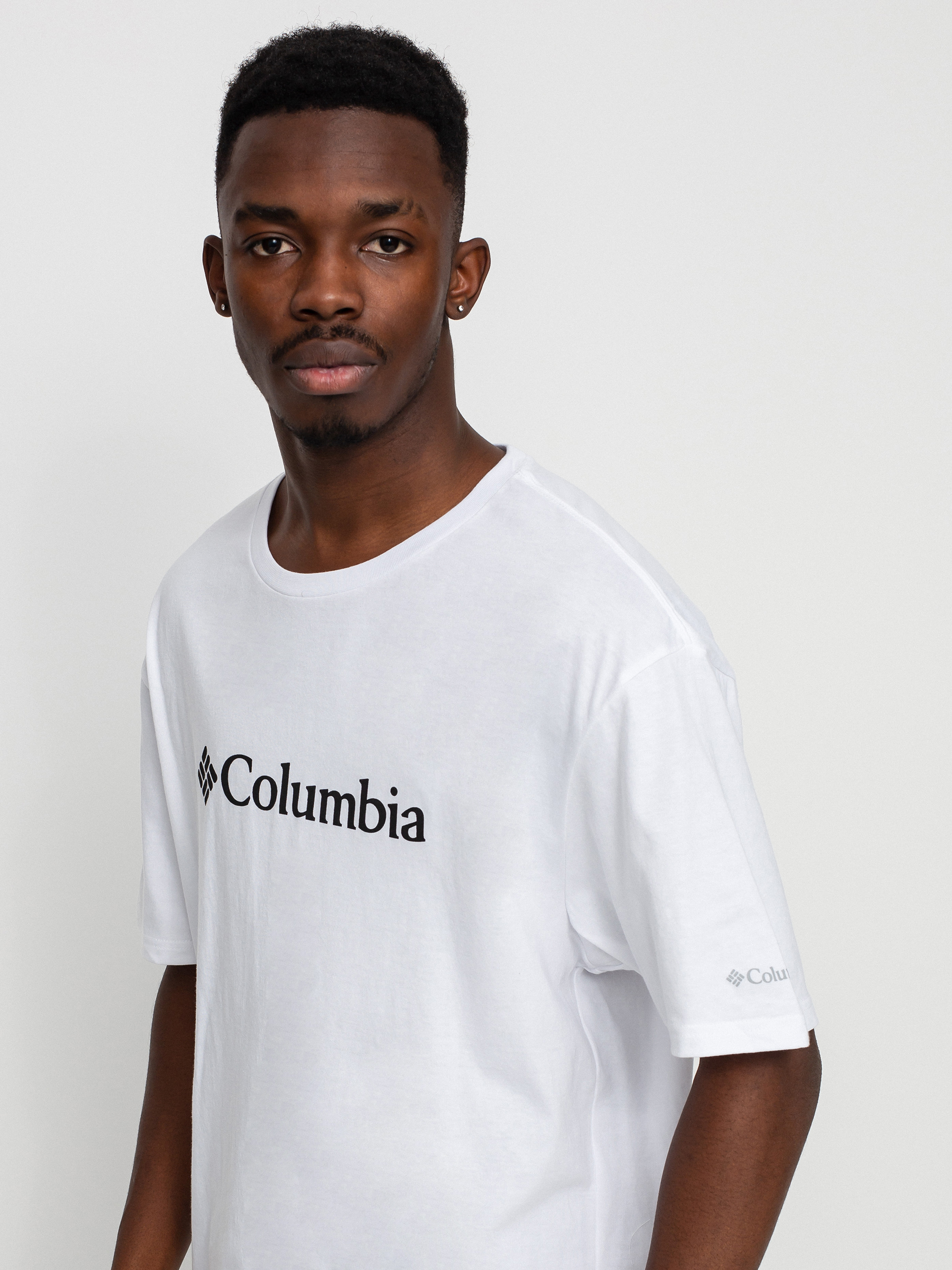 Tričko Columbia Basic Logo (white)