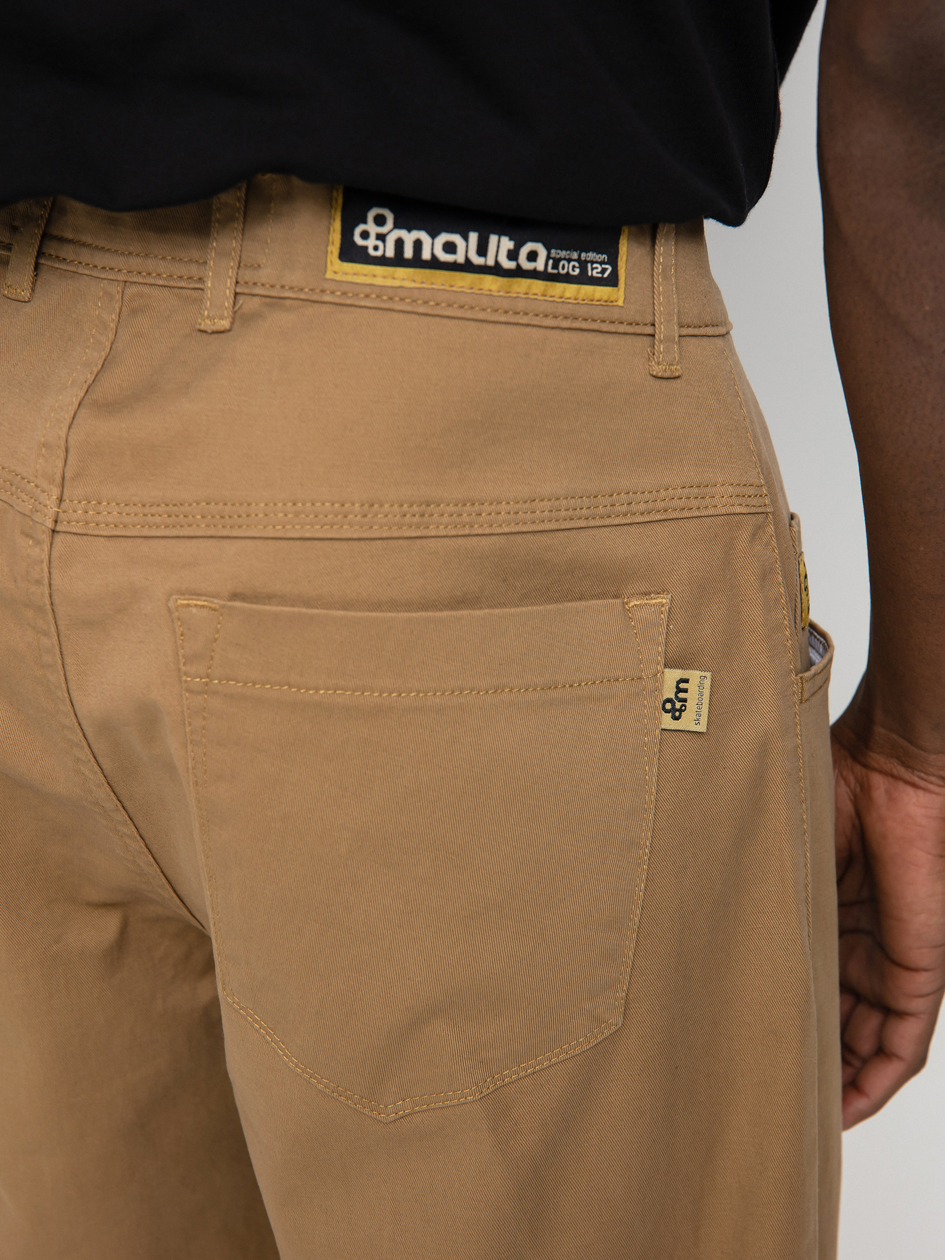 Kalhoty Malita Chino Log Sl (beige)