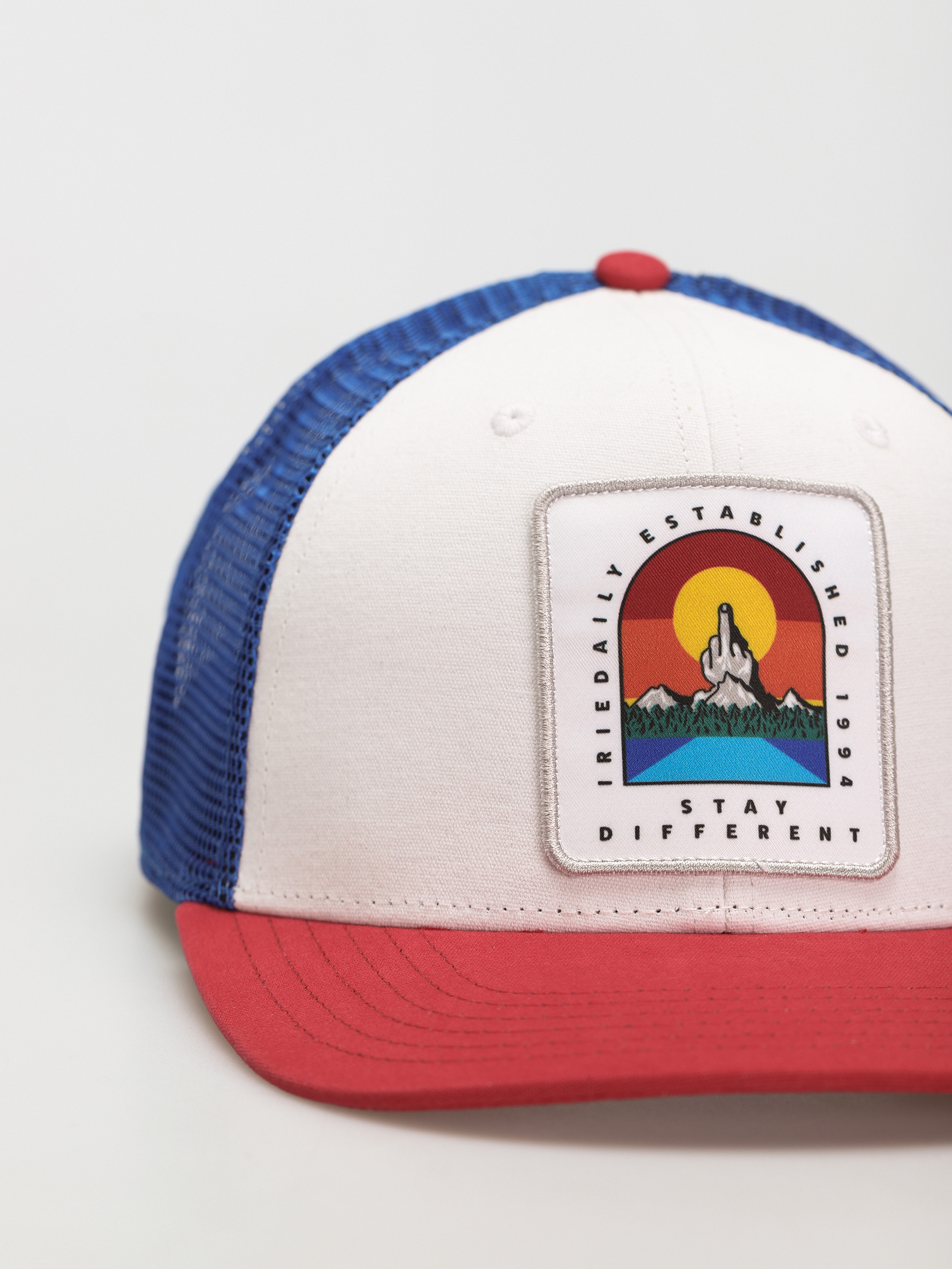 Kšiltovka  Iriedaily Stonefinger (navy red)