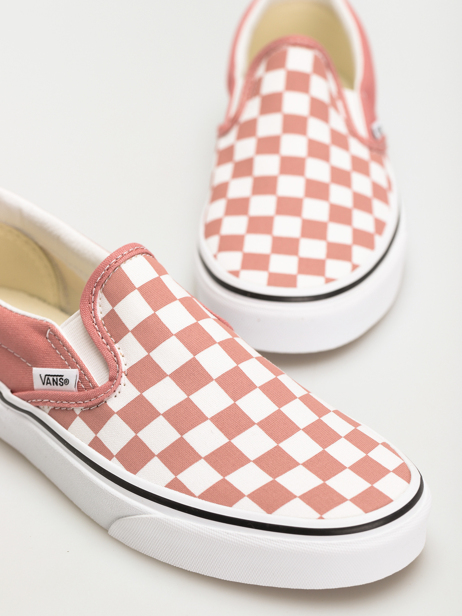 Boty Vans Classic Slip On (checkerboard/rosette/true white)
