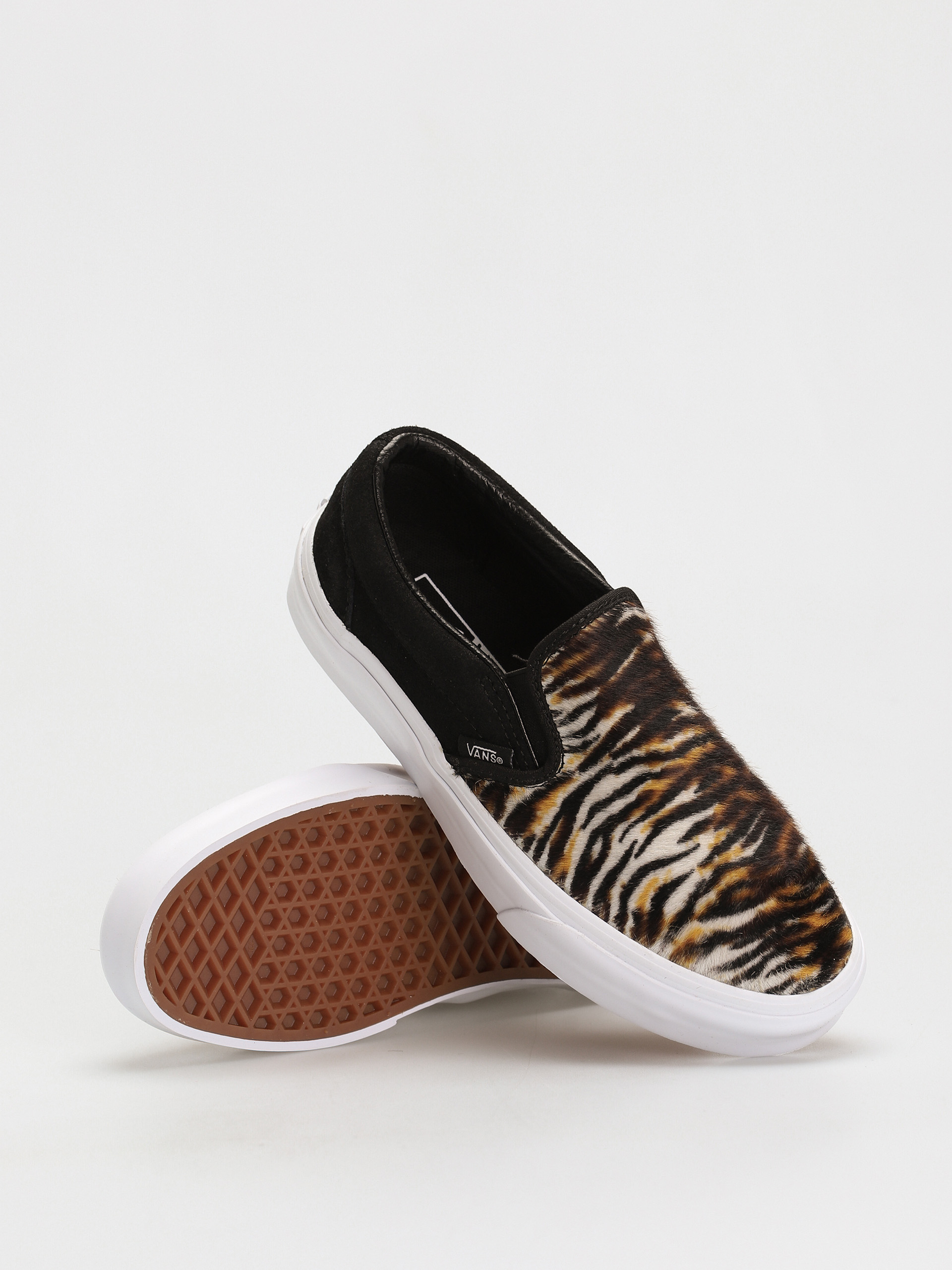 Boty Vans Classic Slip On (soft suede/black/tiger)