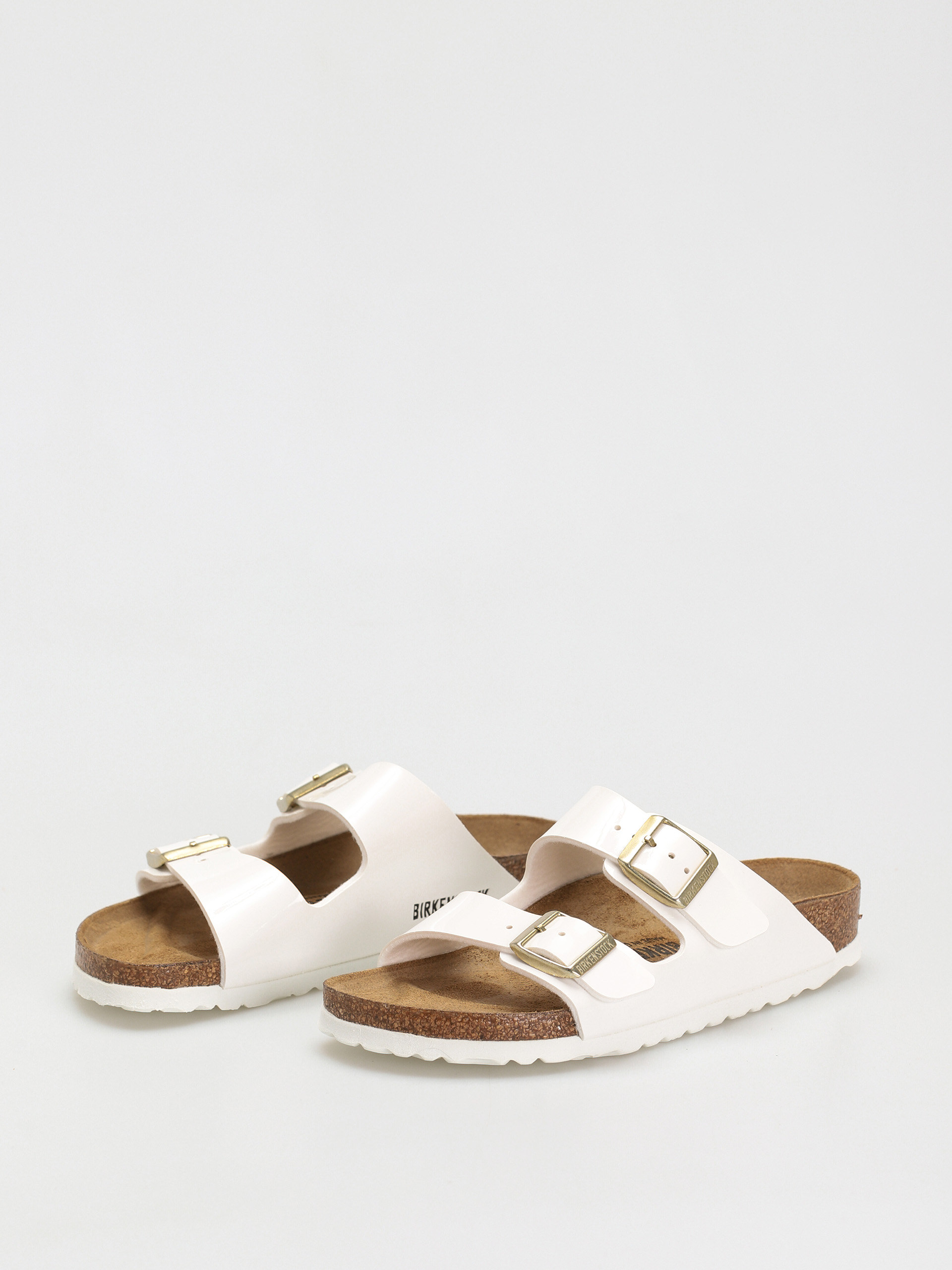 Plážovky Birkenstock Arizona Narrow Wmn (patent white)