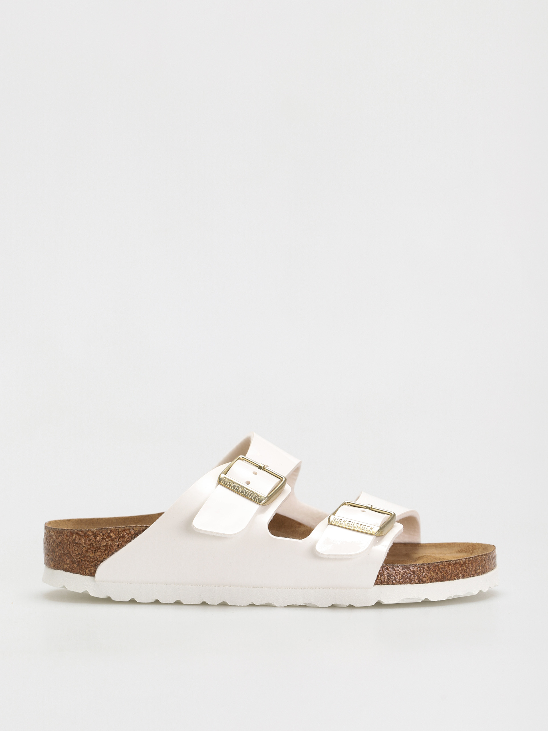 Plážovky Birkenstock Arizona Narrow Wmn (patent white)