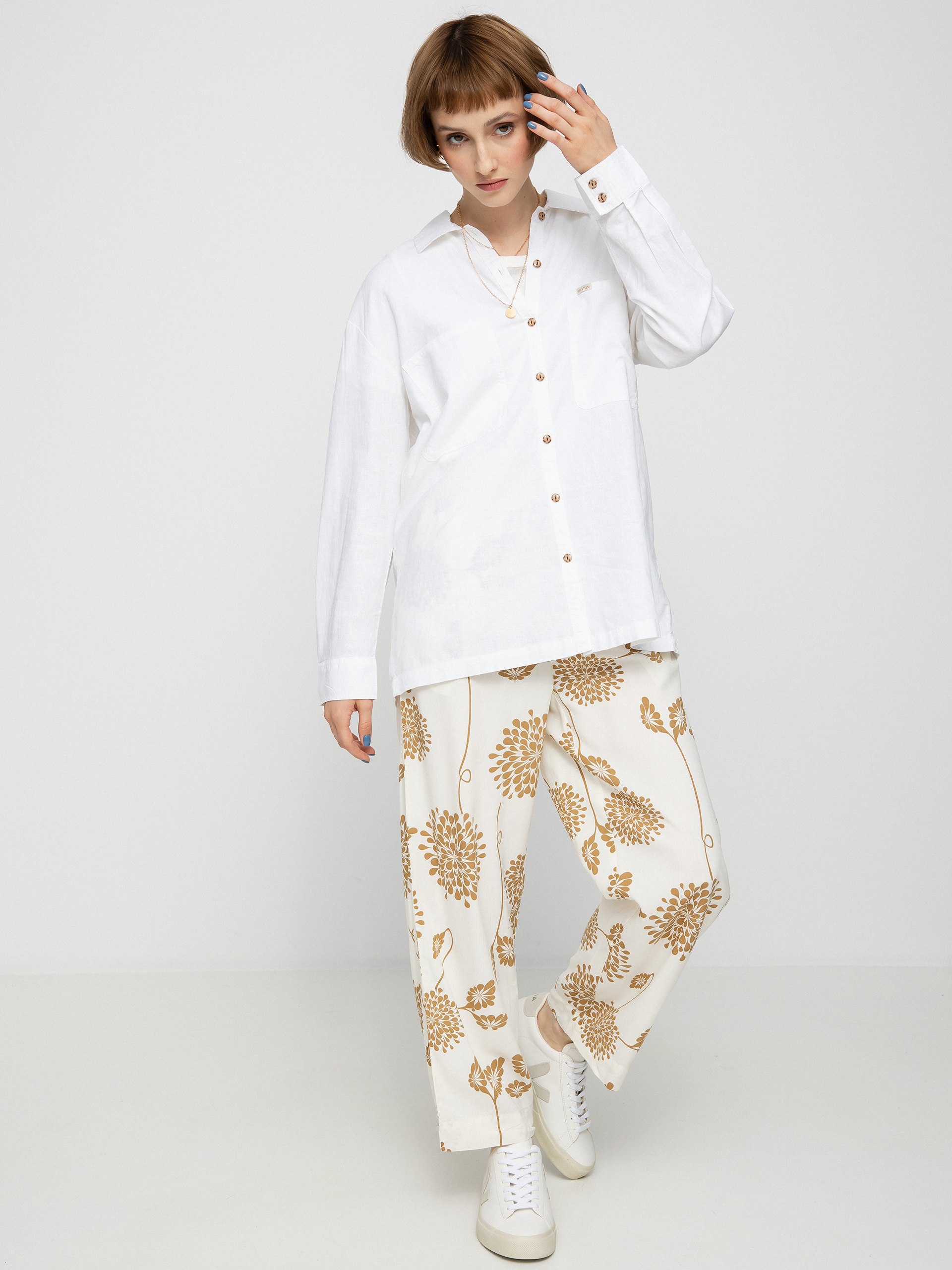 Košile Brixton Bowery Overshirt Wmn