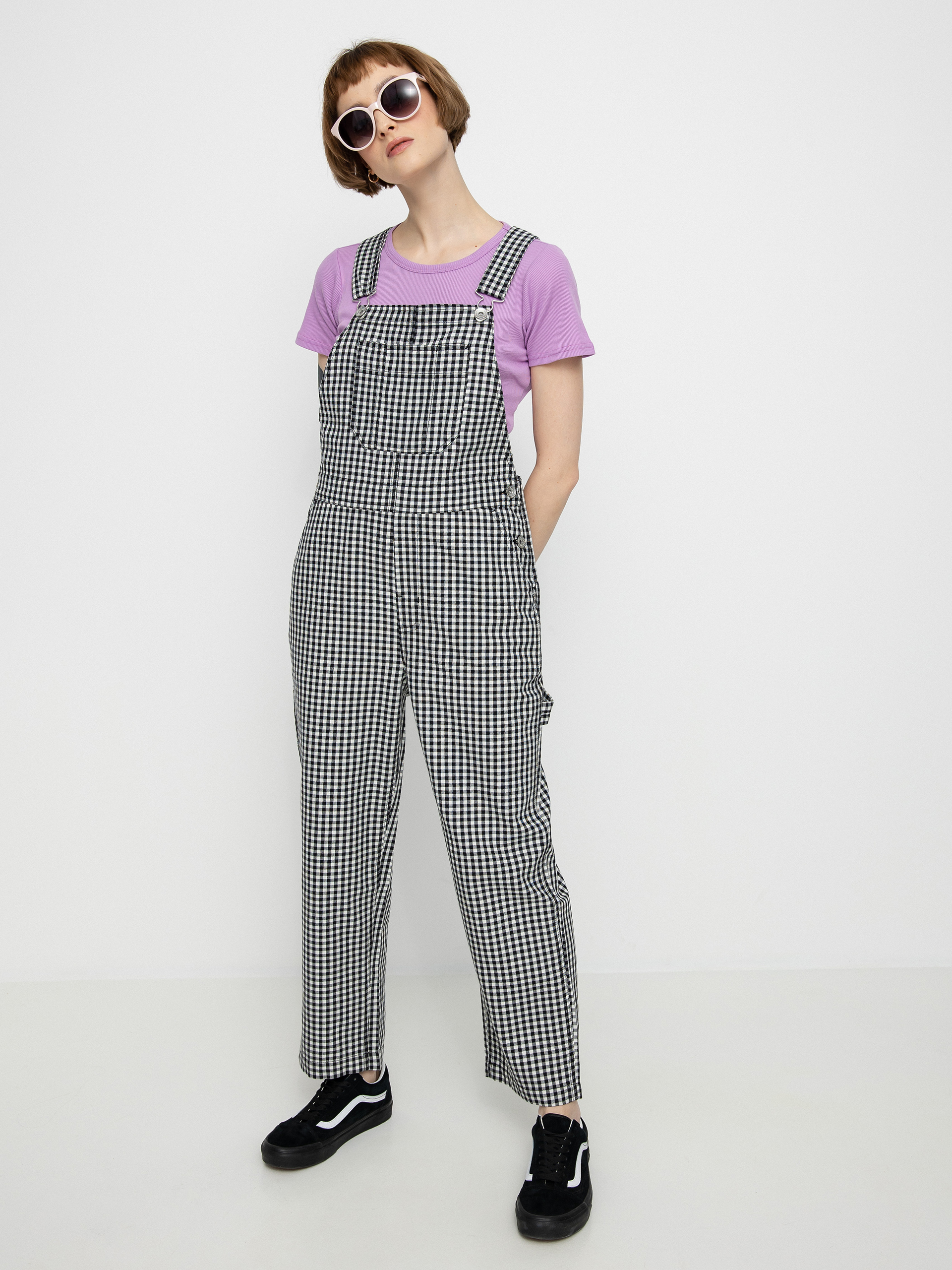 Kalhoty Brixton Christina Crop Overall Wmn