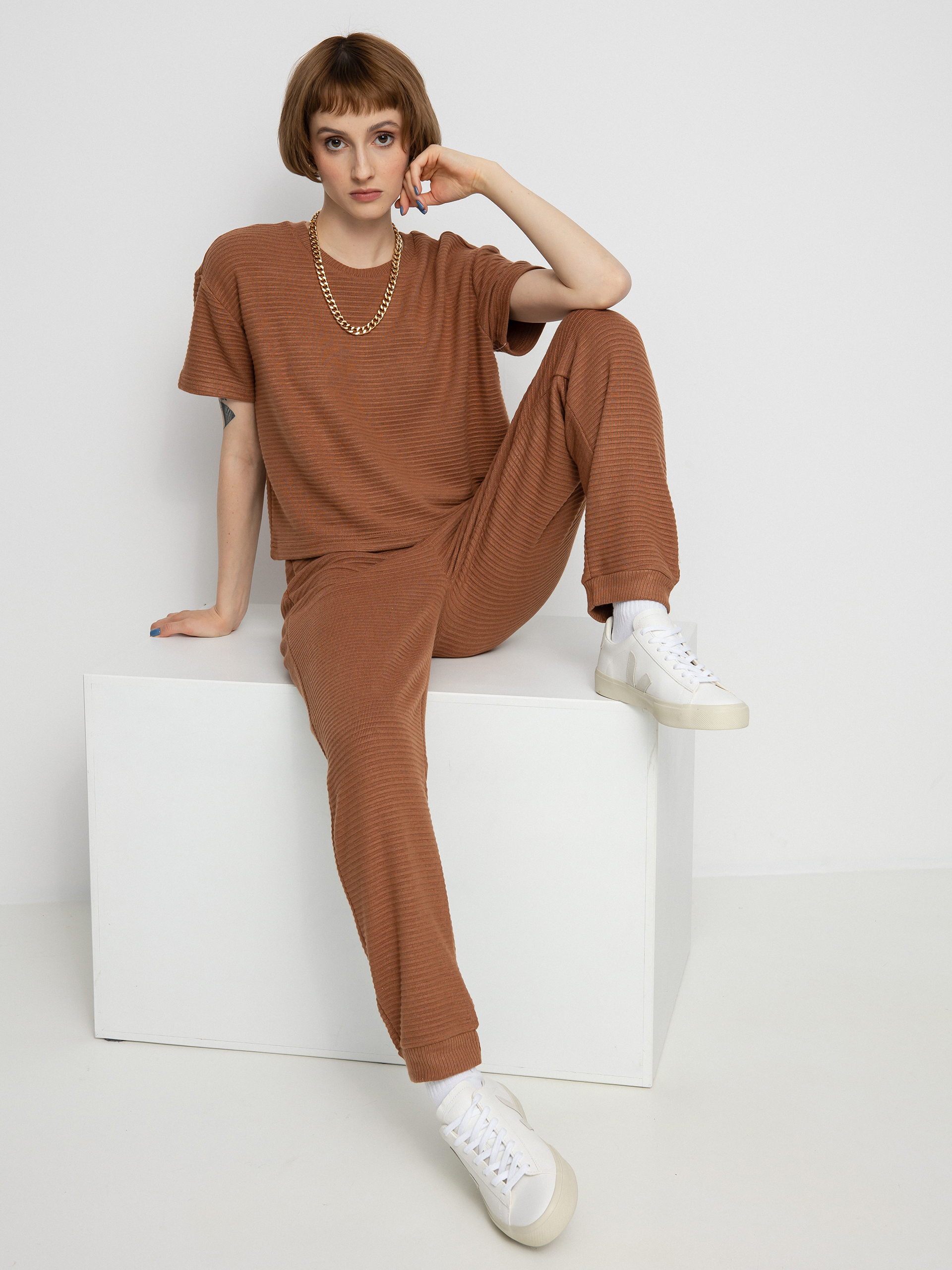 Tričko Brixton Bandera Boxy Top Wmn (hide)