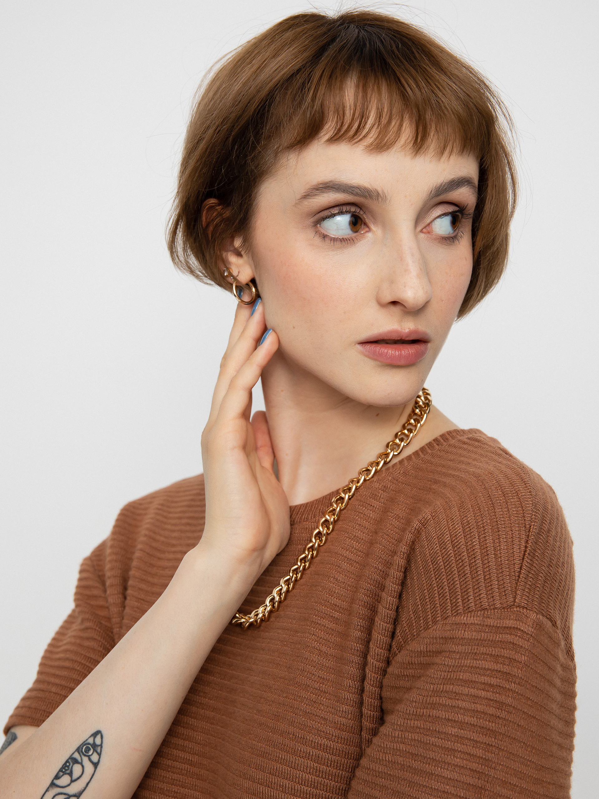 Tričko Brixton Bandera Boxy Top Wmn (hide)