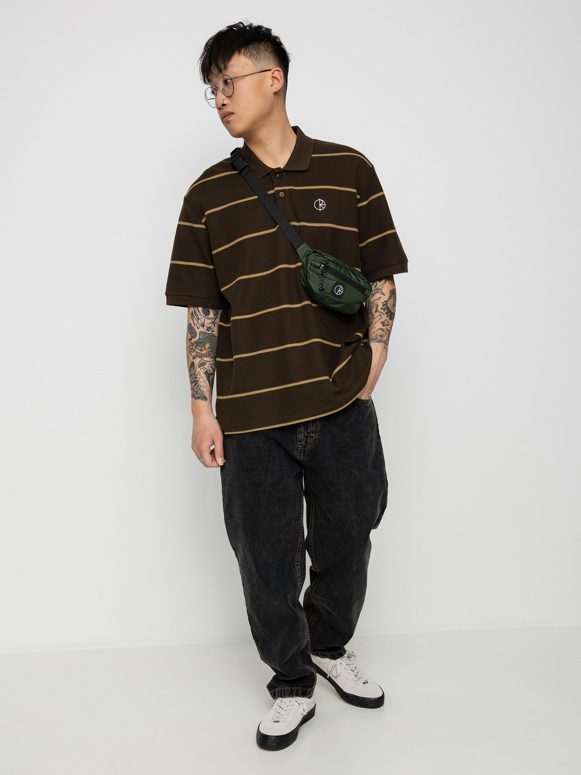 Kalhoty Polar Skate 92! Denim (washed black)