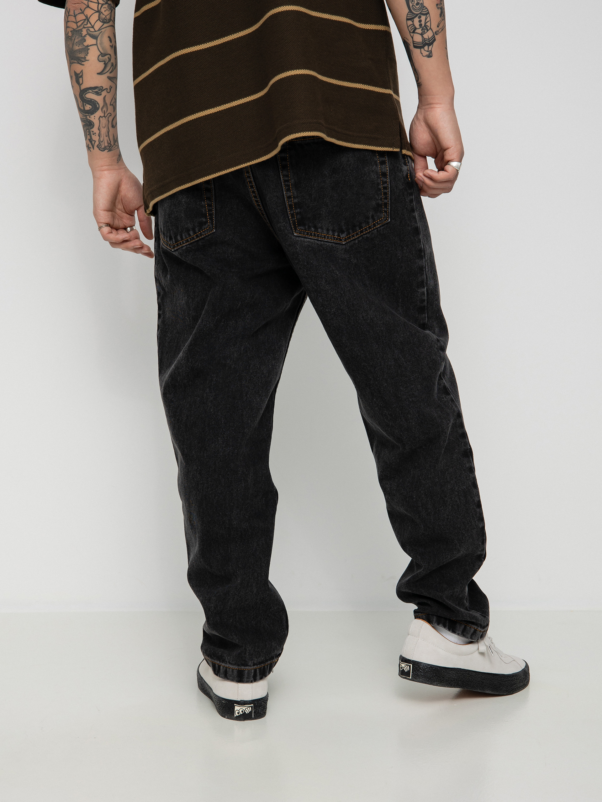 Kalhoty Polar Skate 92! Denim (washed black)
