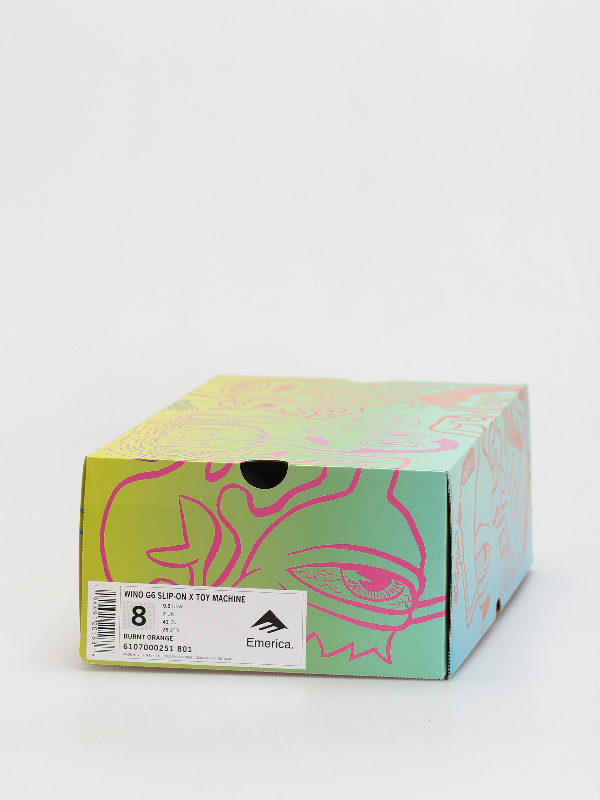 Boty Emerica Wino G6 Slip On X Toy Machine (burnt orange)